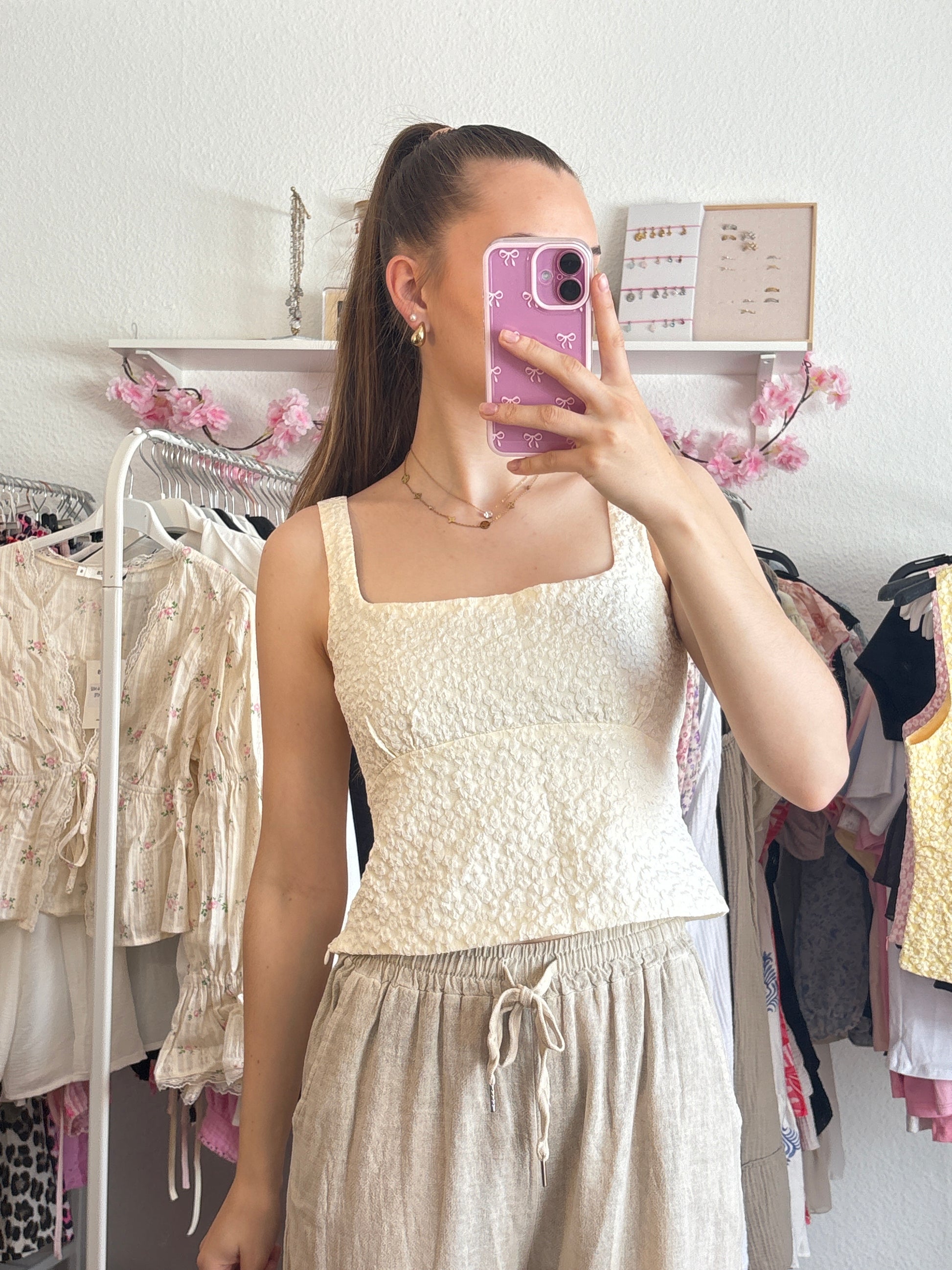 Top - Eni (Creme)