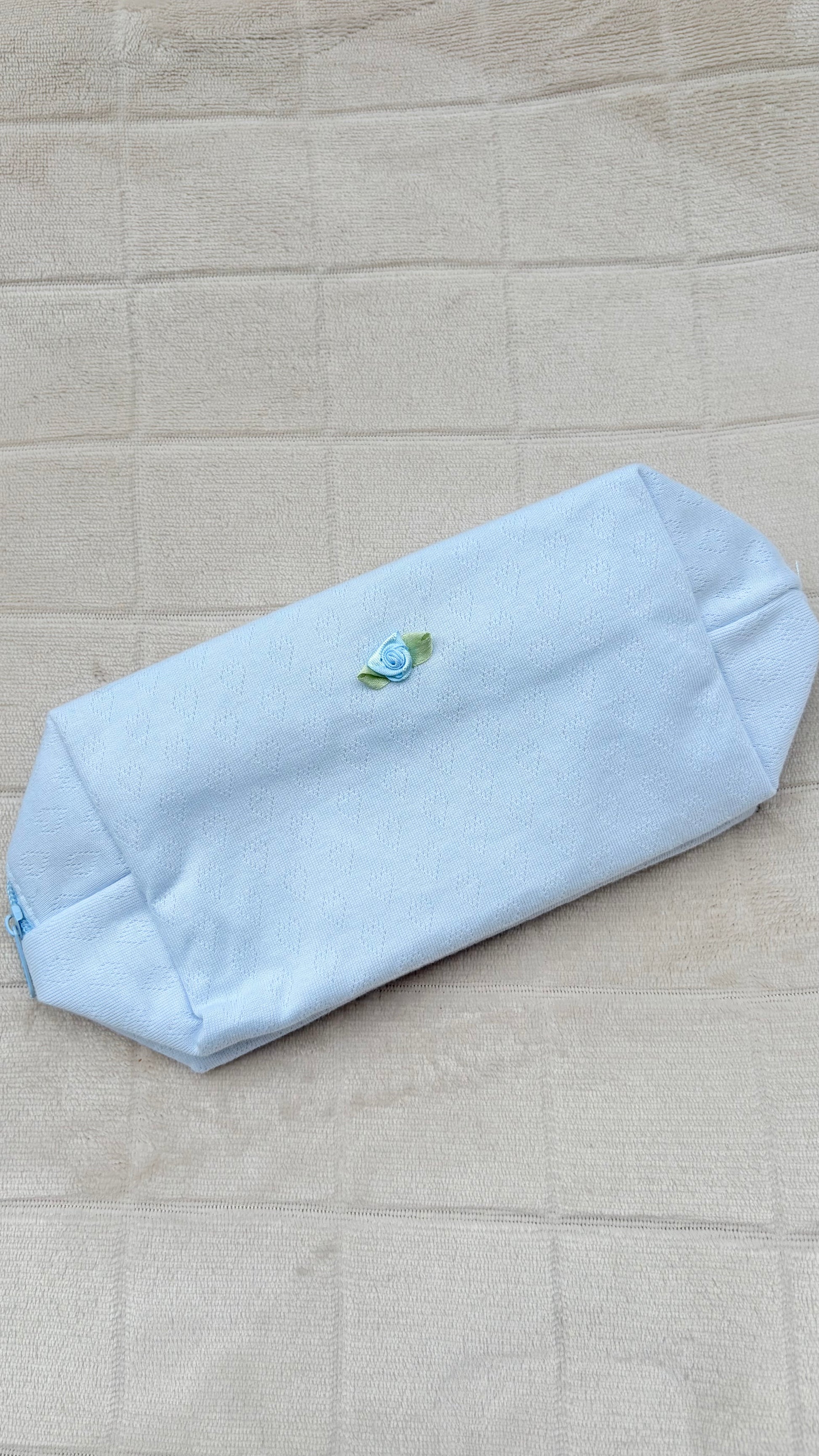 Kosmetiktasche - Daisy (Blau)