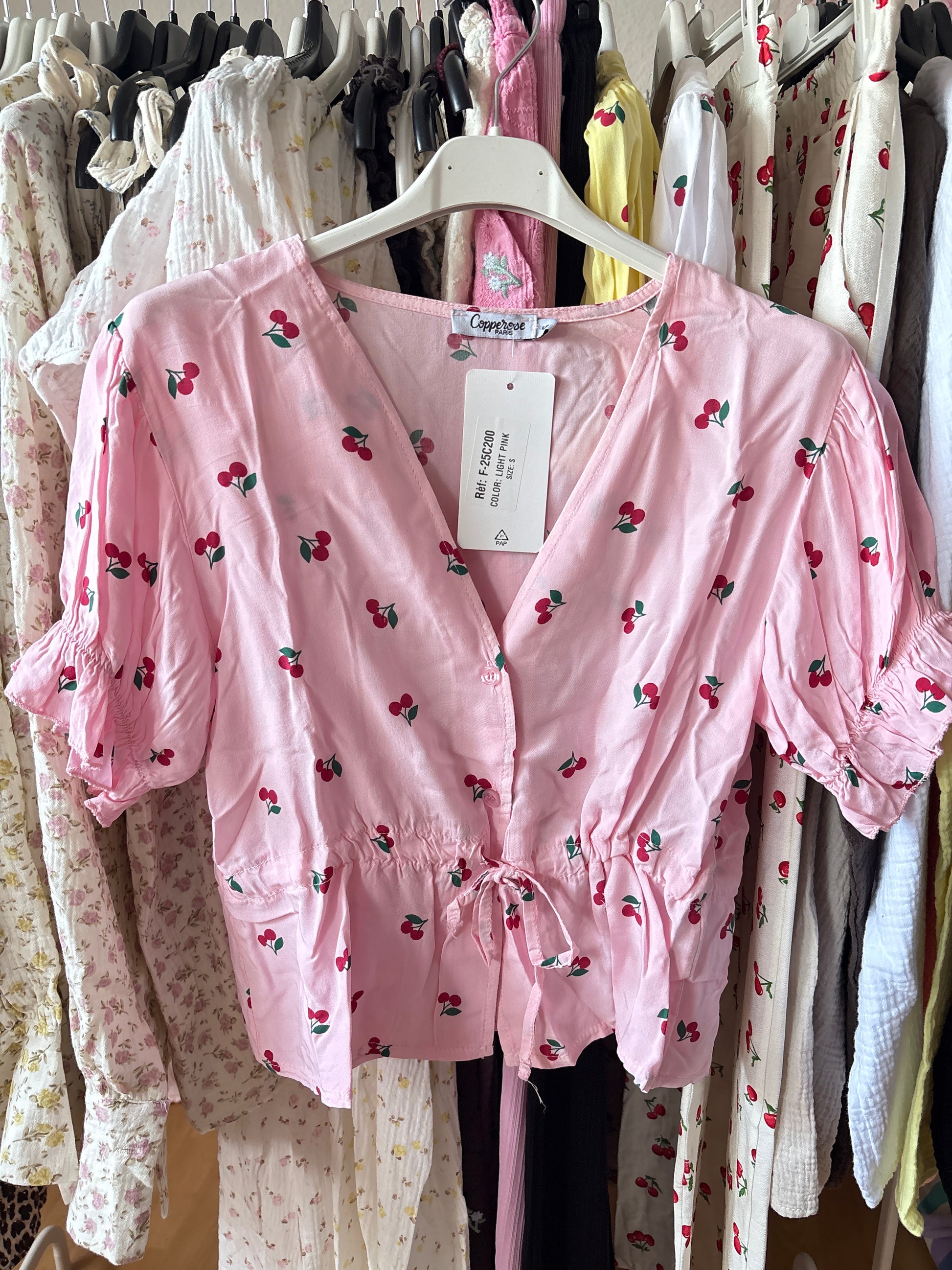 Bluse - Cherry (Rosa)