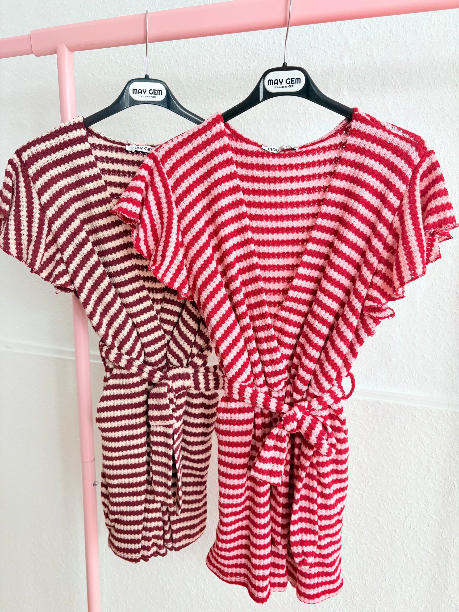 Gestreifter Jumpsuit - verschiedene Farben