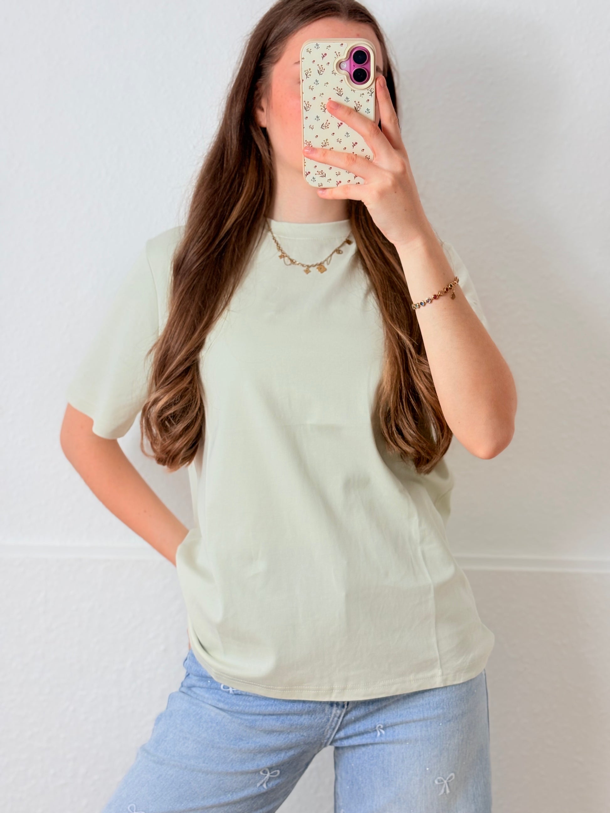 Deluxe Basic Tshirt - (Leichtes mint)