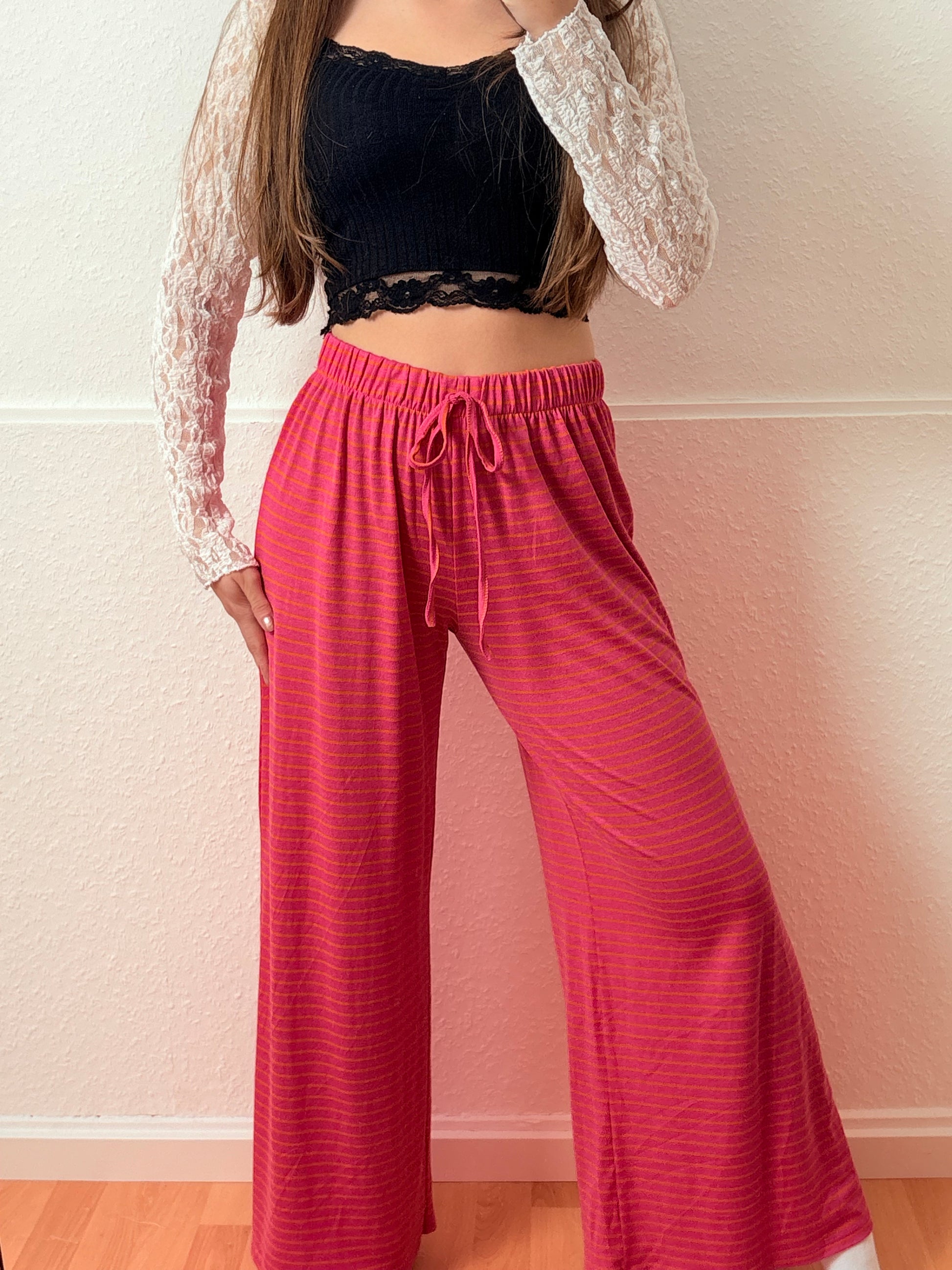 Stoff Hose Honey Breeze - Pink