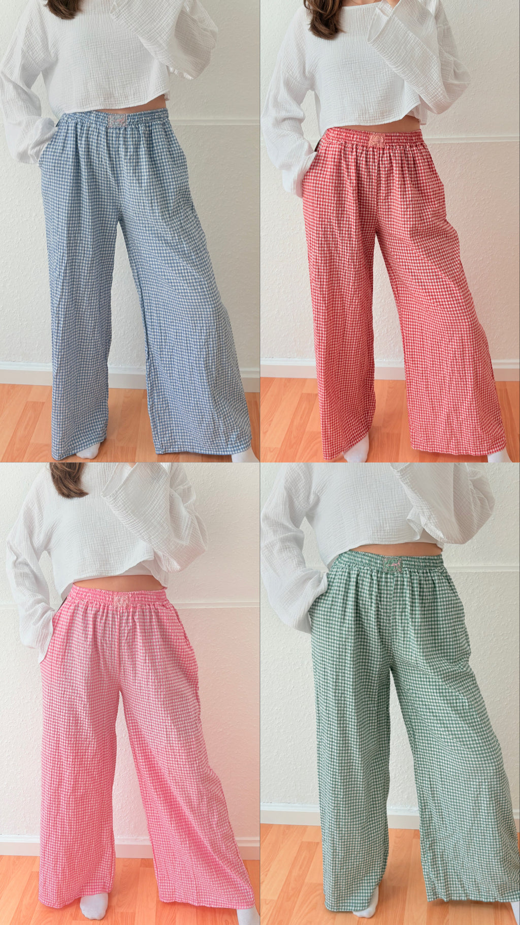 Vintage Karo Hose / verschiedene Farben