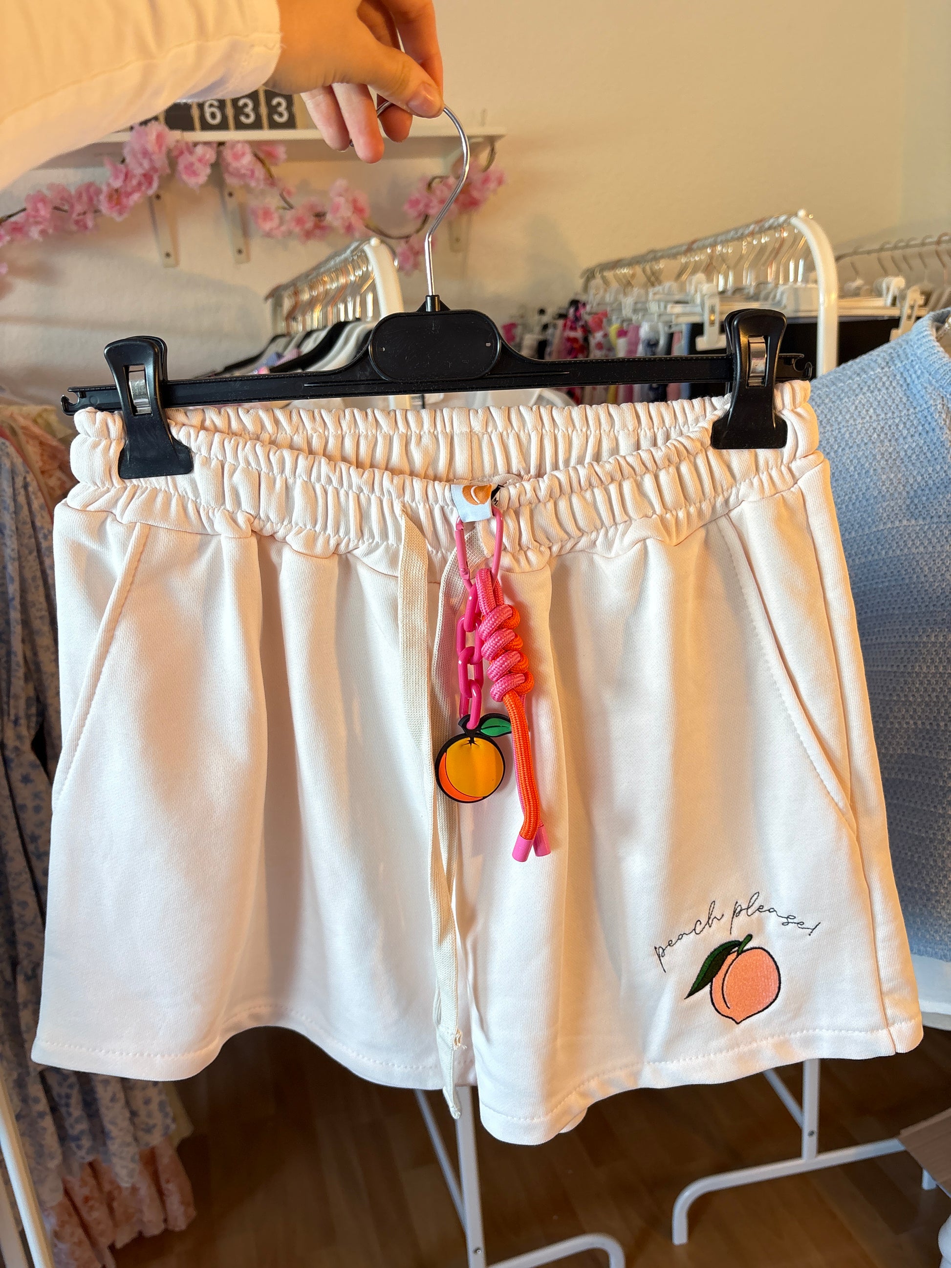 Sweat-Shorts - Pfirsich