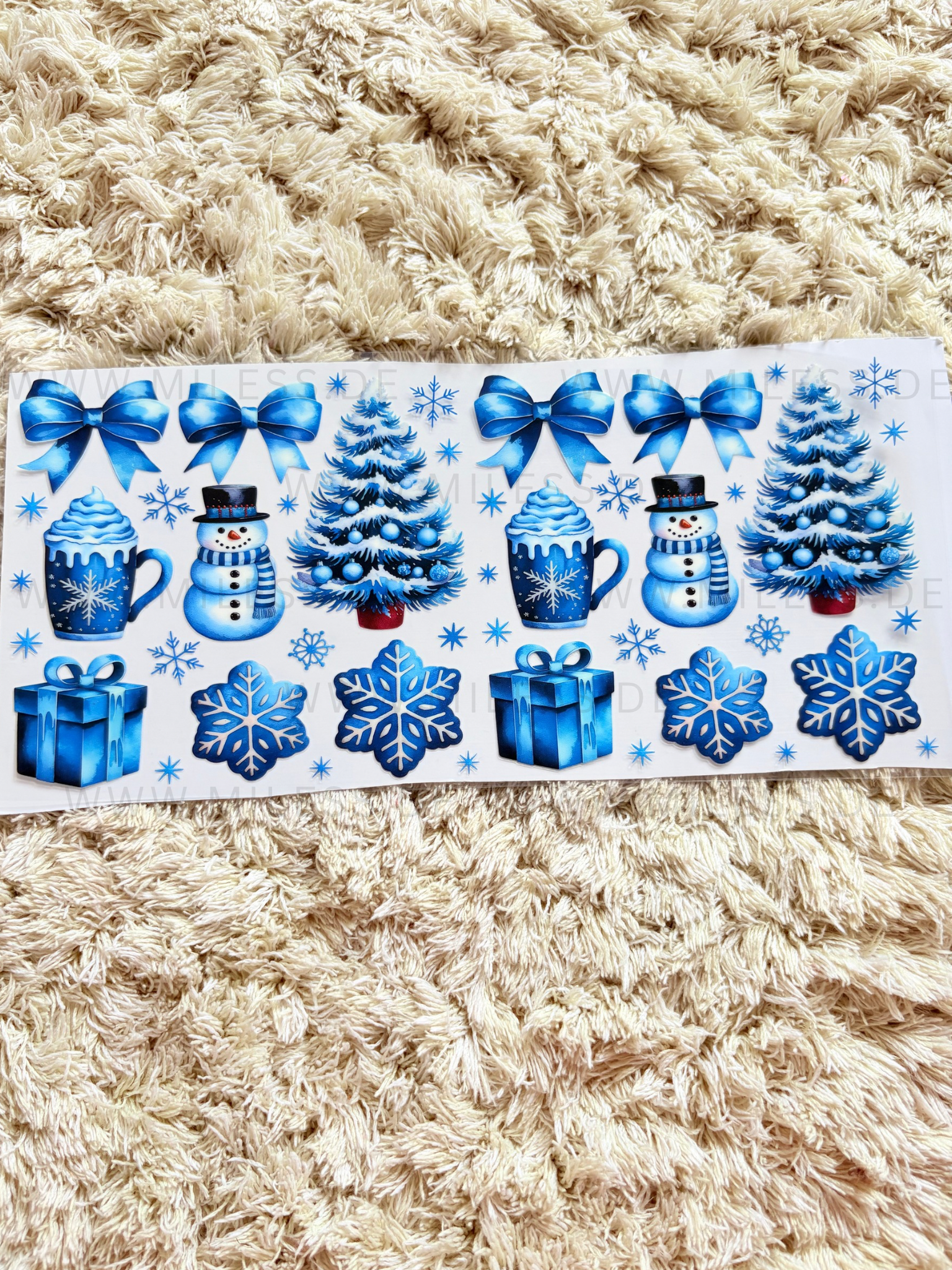 Winter / Folien - nur in Kombination mit Gläser oder Becher kaufen