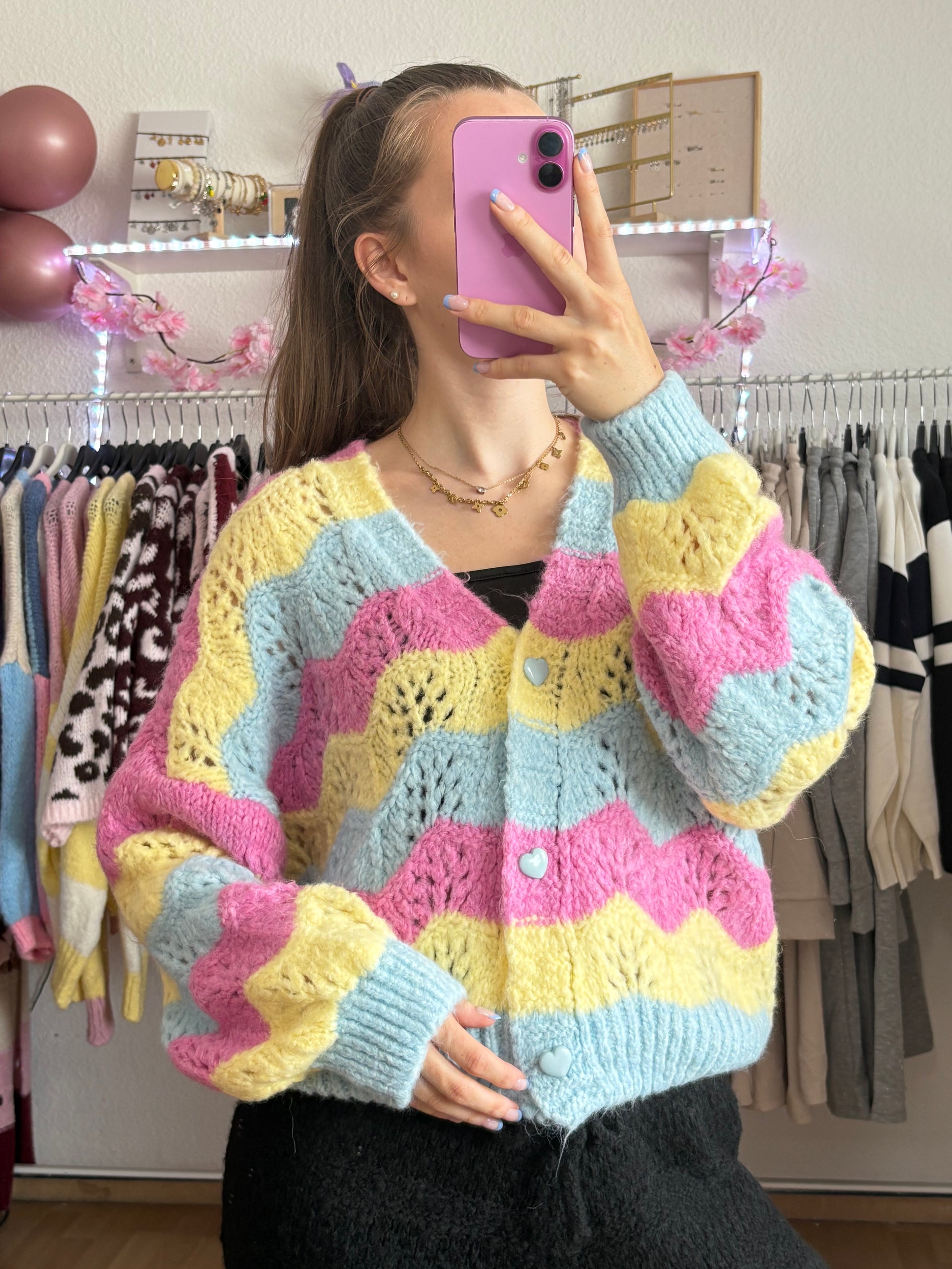 Cardigan - Kimba (Pink)