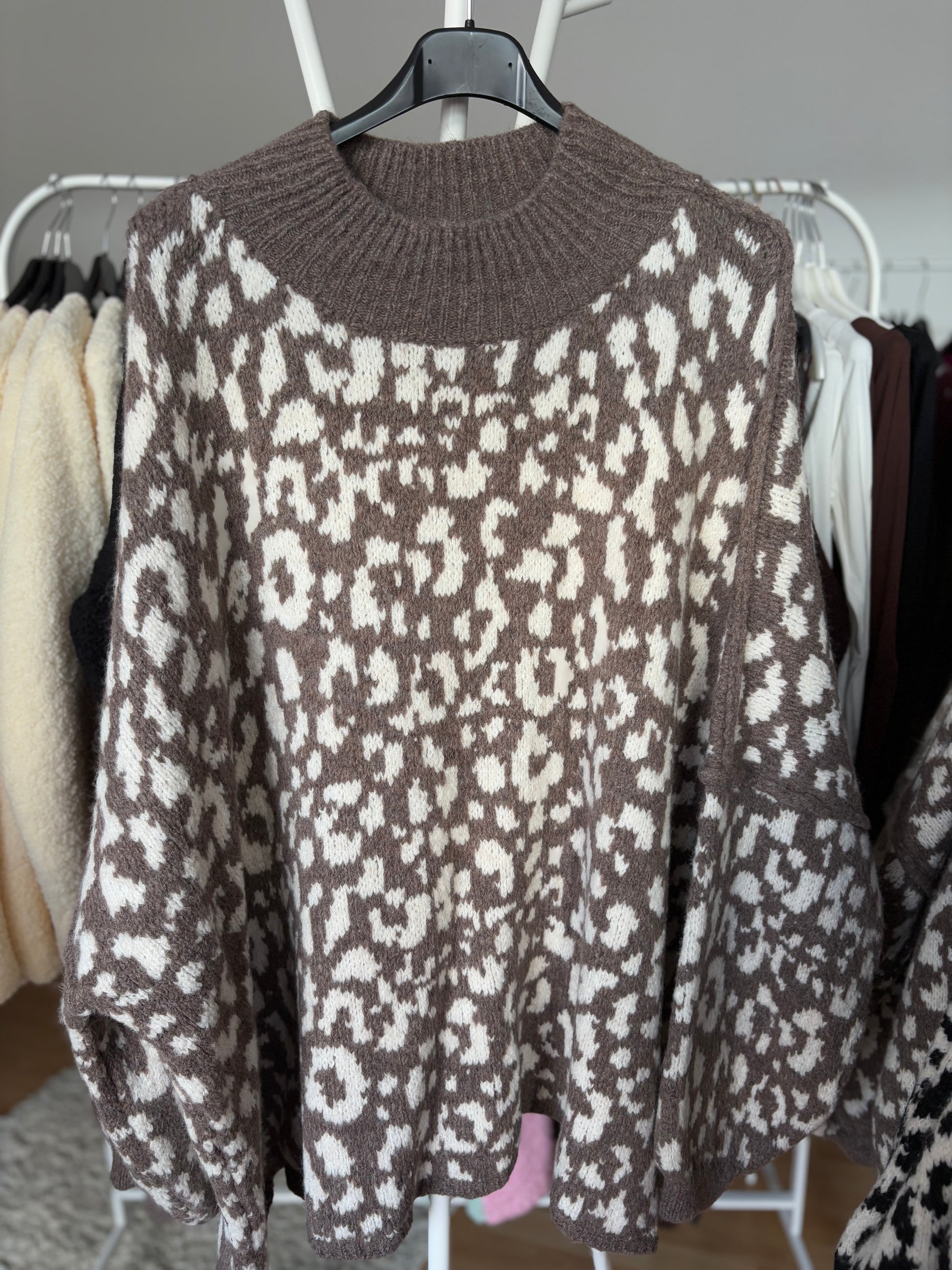 Oversized Pullover - Leona (Braun)