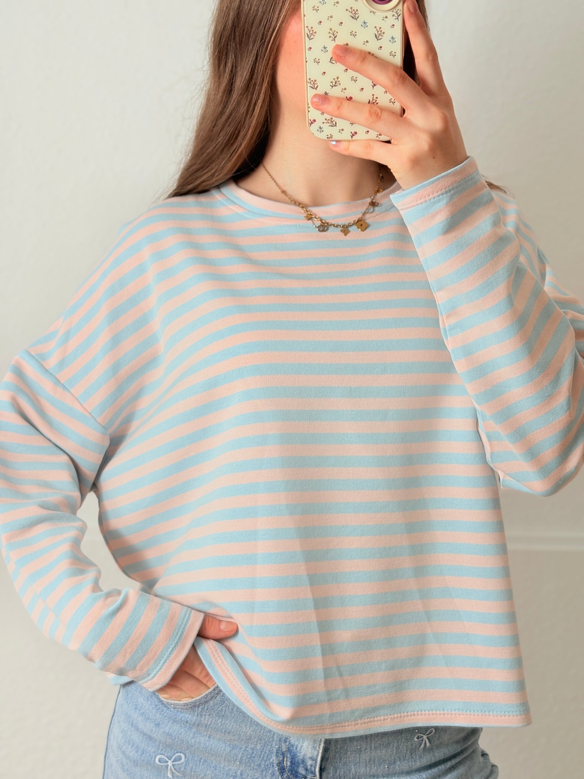 Flowline Sweatshirt (Babyblau)