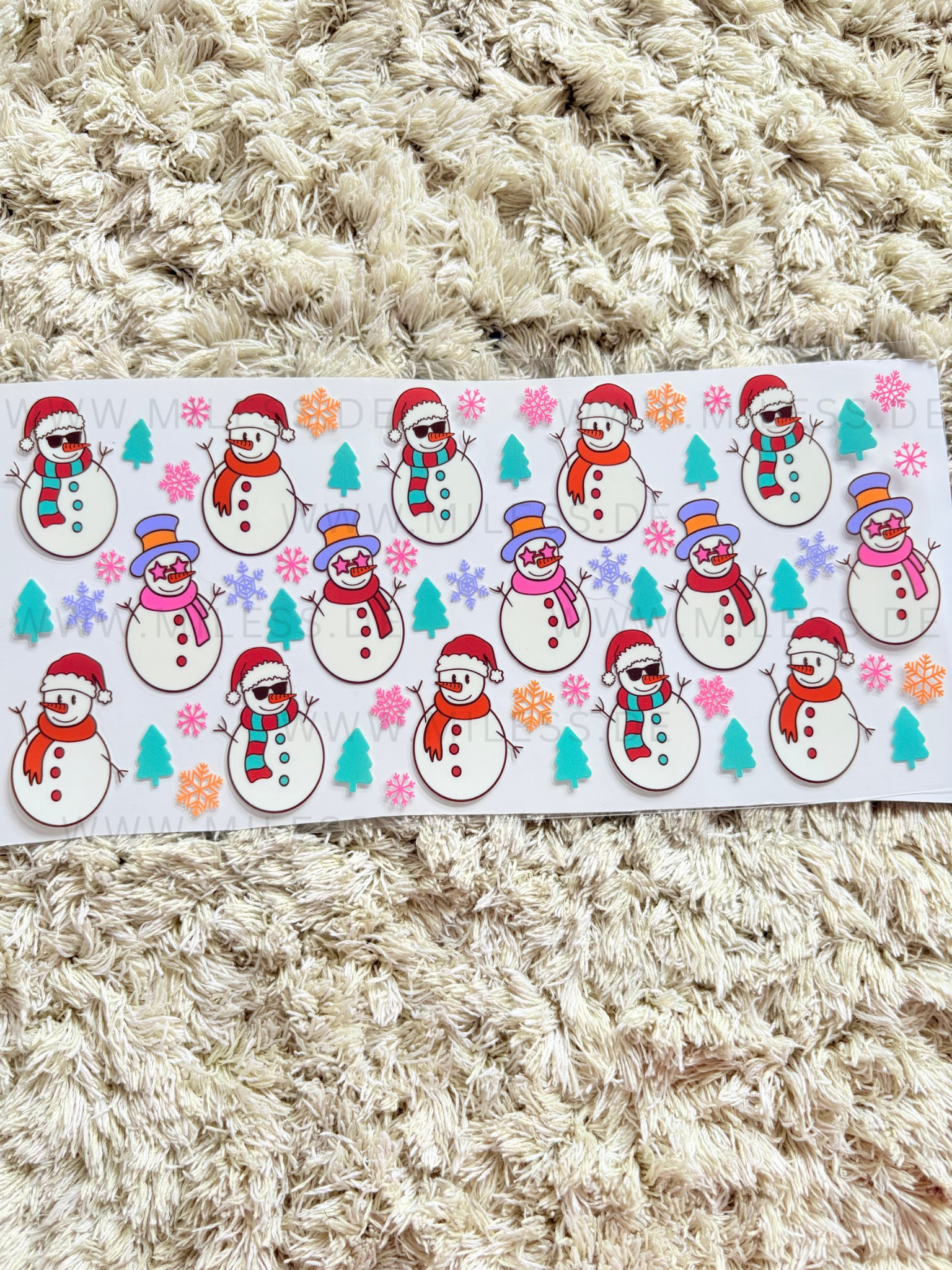 Winter / Folien - nur in Kombination mit Gläser oder Becher kaufen