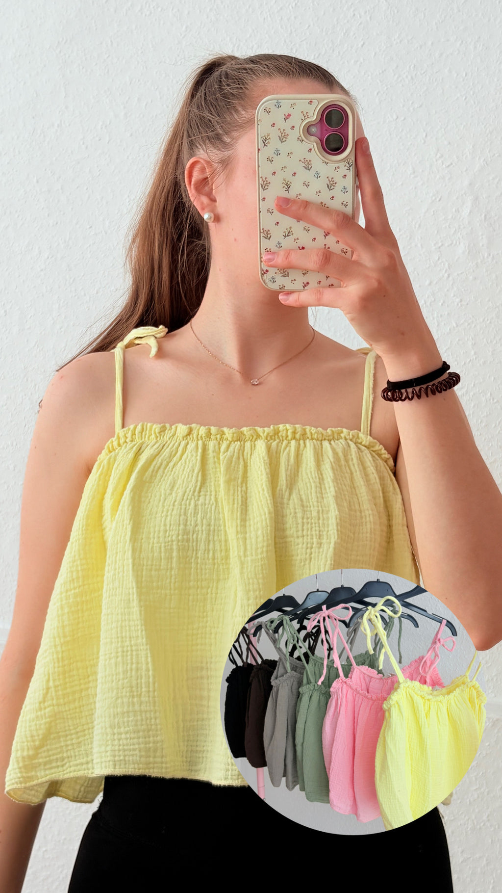 Musselin Top - Adora / verschiedene Farben