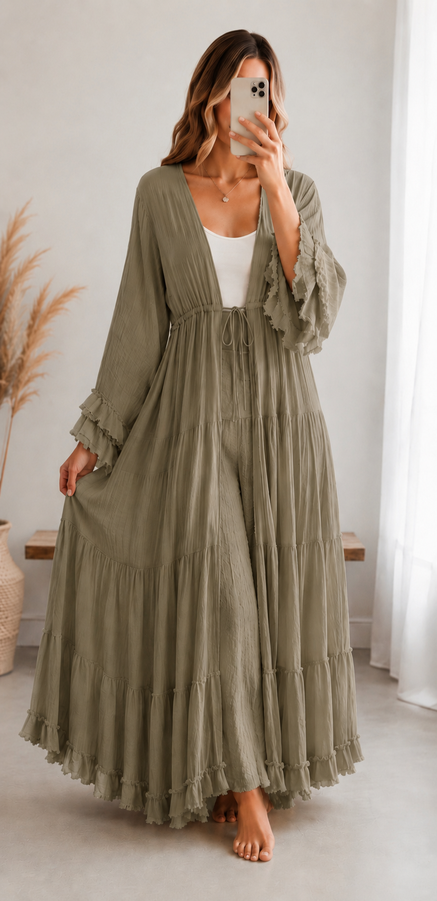 Langer kimono / verschiedene Farben