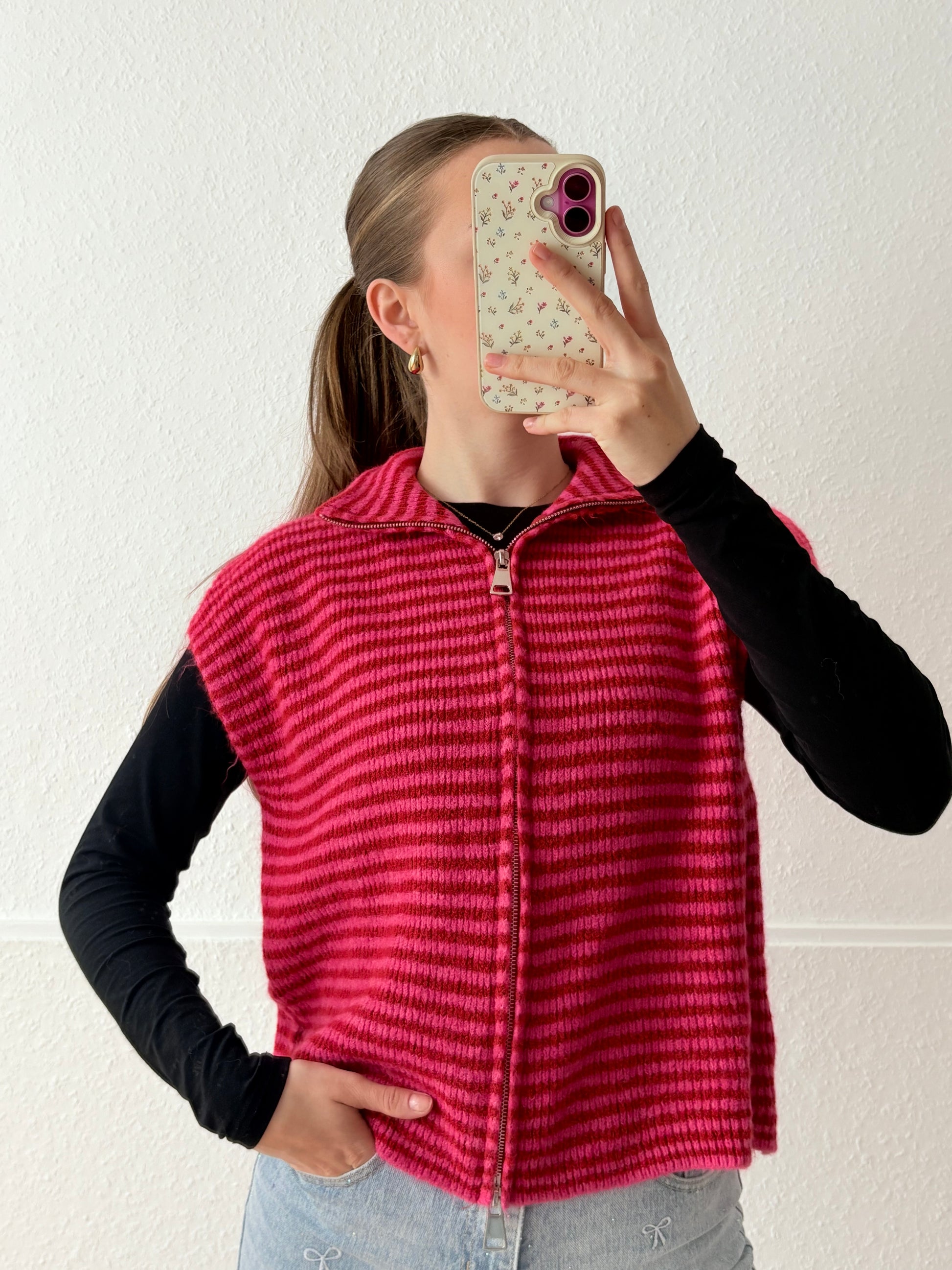 Weste - Sweetline Zip (Pink)