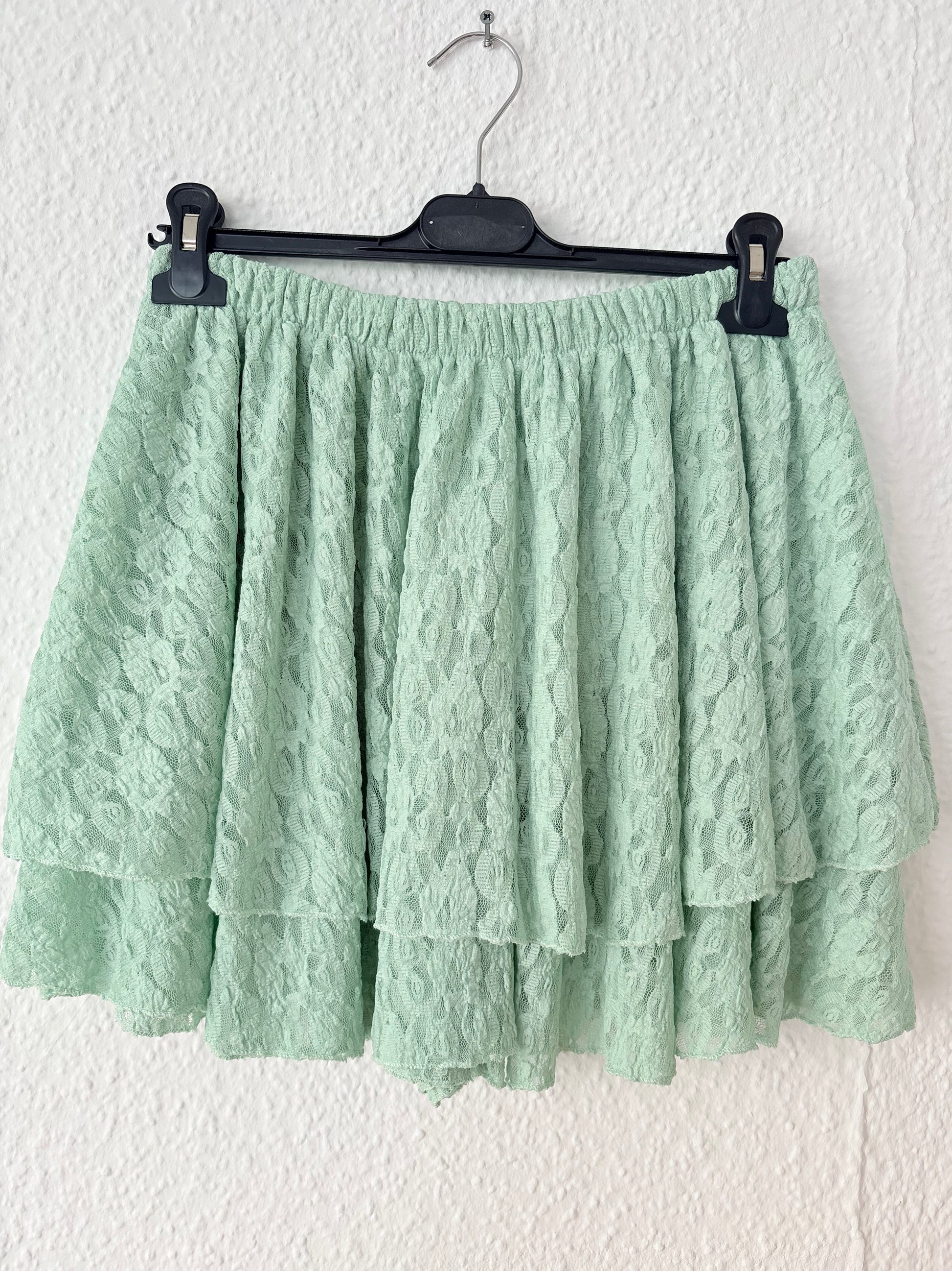 Spitzen Hosenrock (Mint)