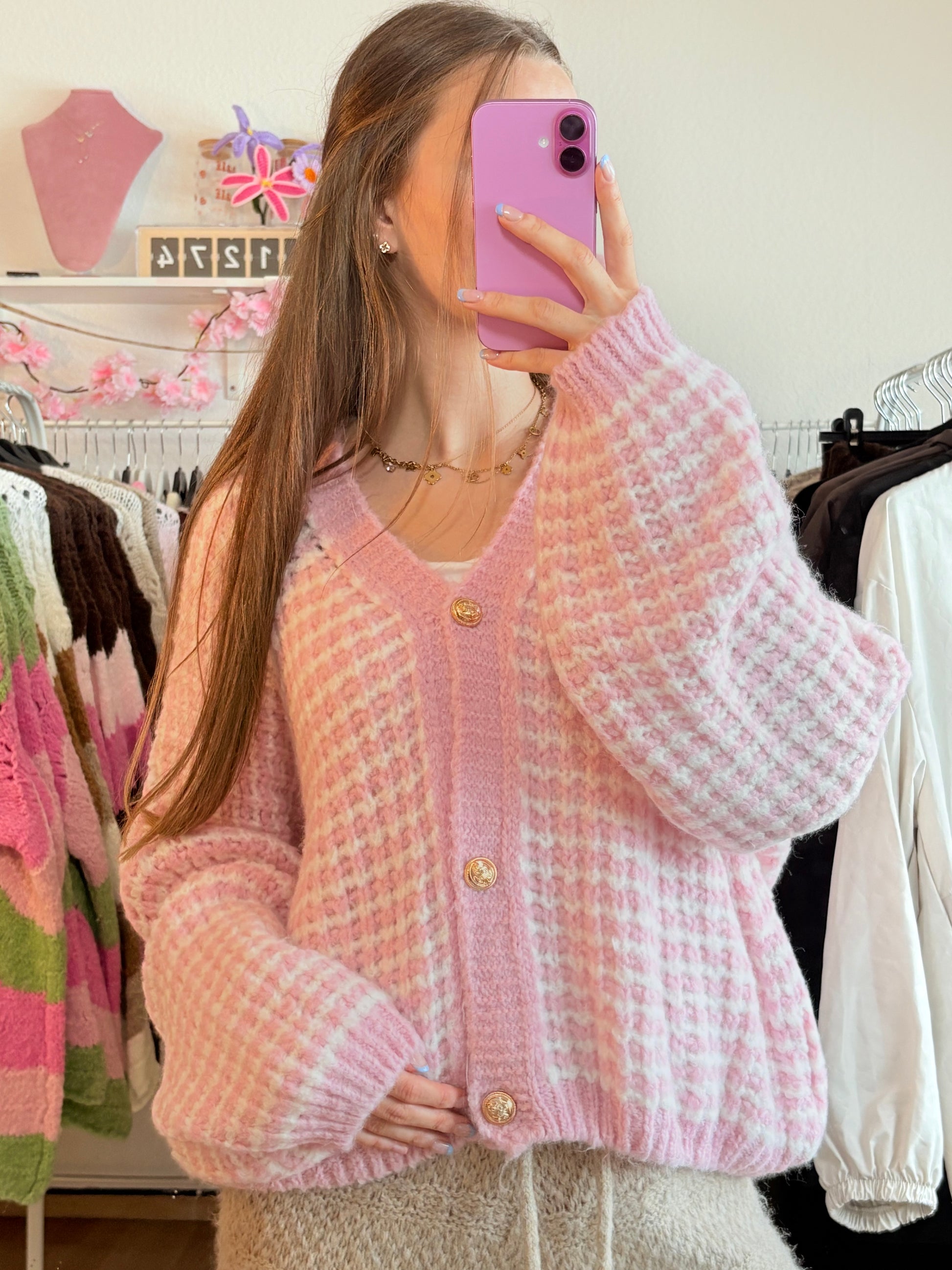Cardigan - Isla (Rosa)