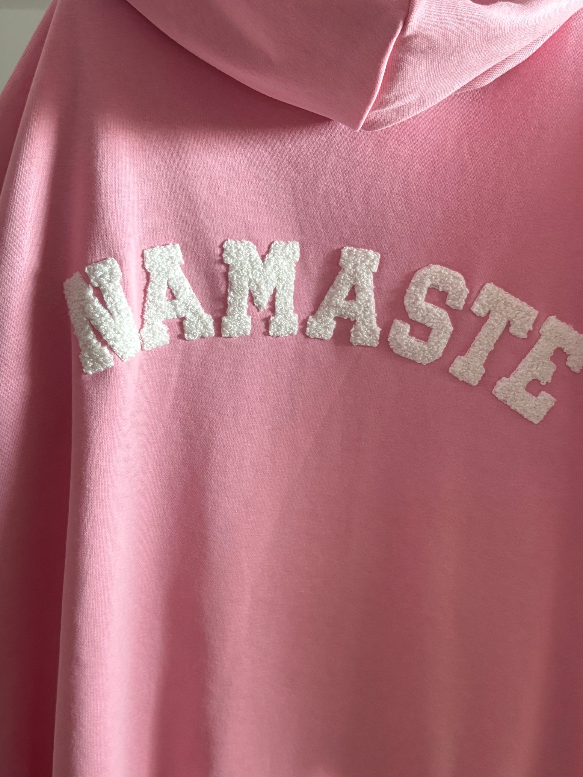 Kapuzenpullover - Namaste (Rosa)