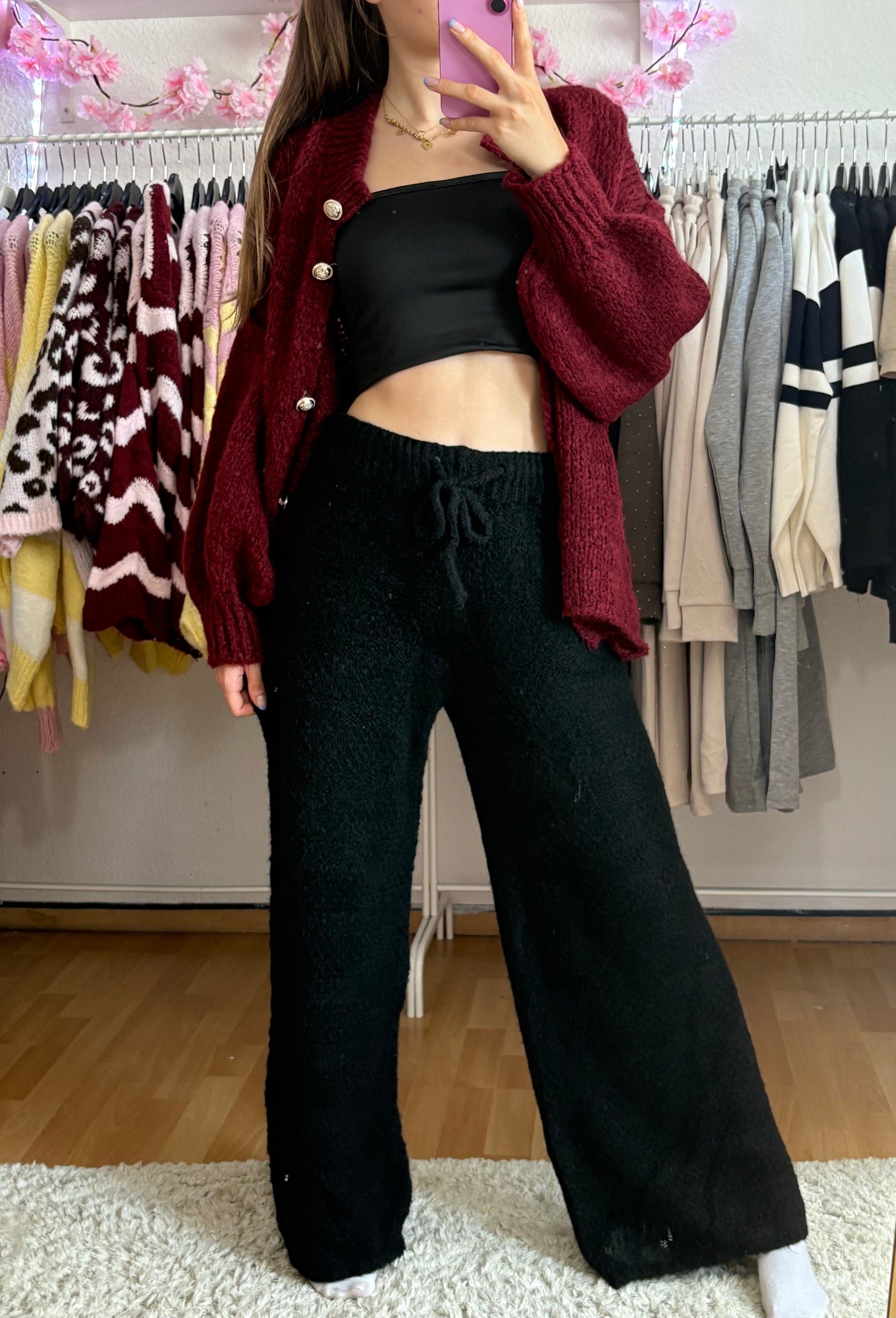 Strickhose - Ria (Schwarz)
