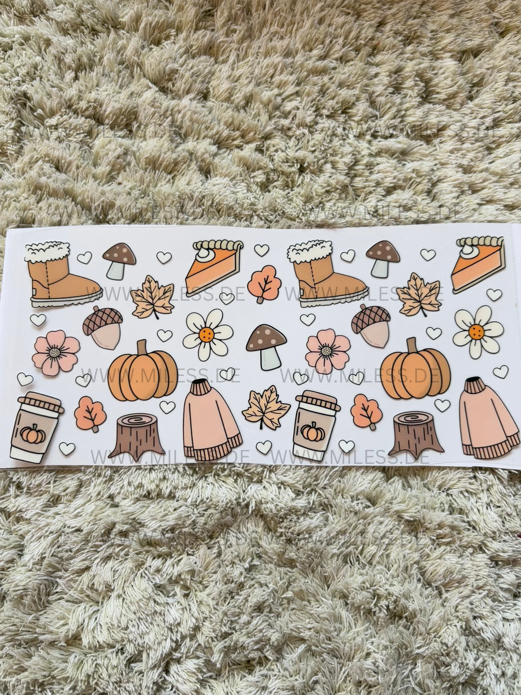 Herbst / Folien - nur in Kombination mit Gläser oder Becher kaufen ￼