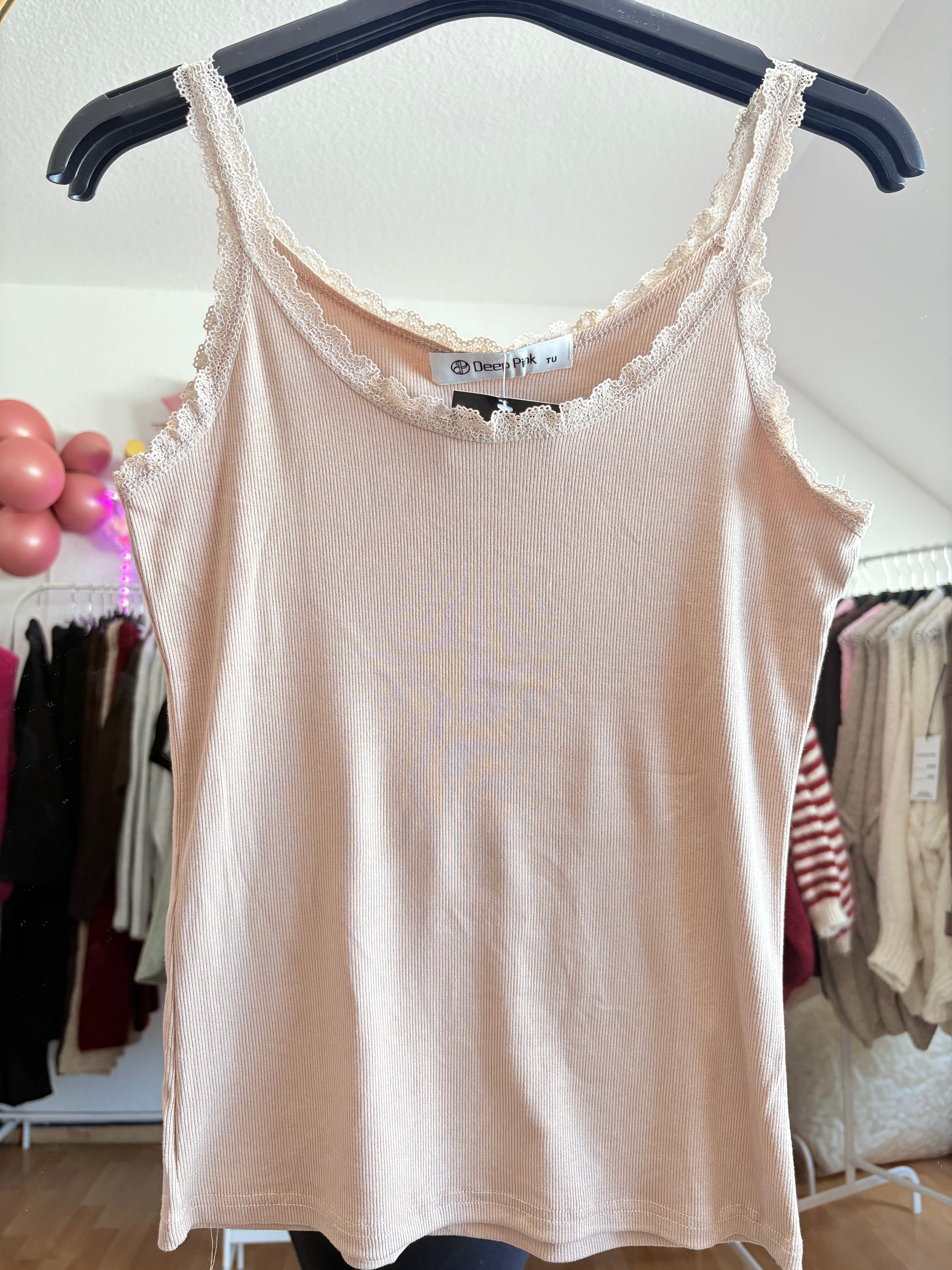 Spitzen Top - Venja (Beige) zweite Chance