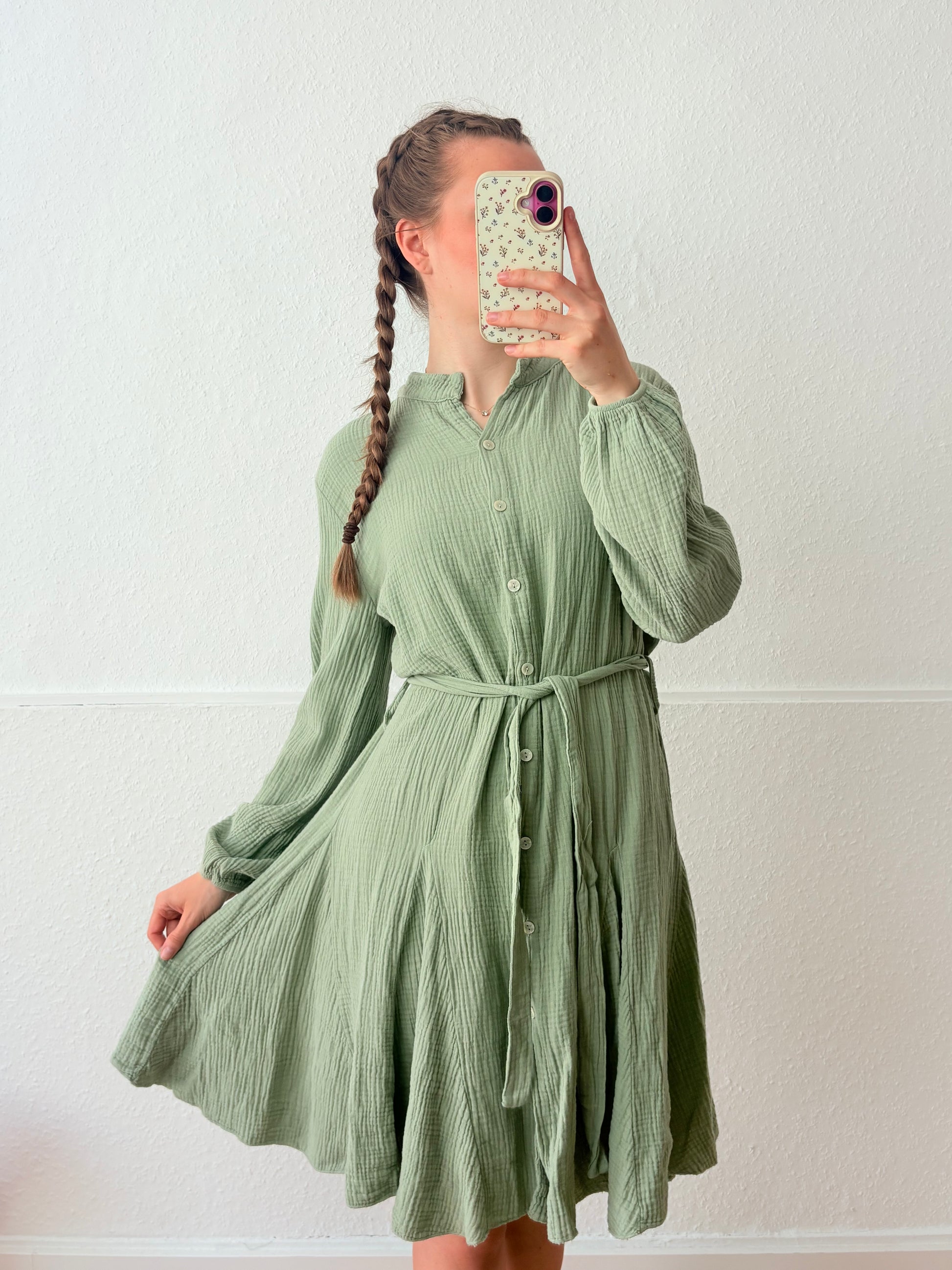 Musselin Kleid - Sula / verschiedene Farben