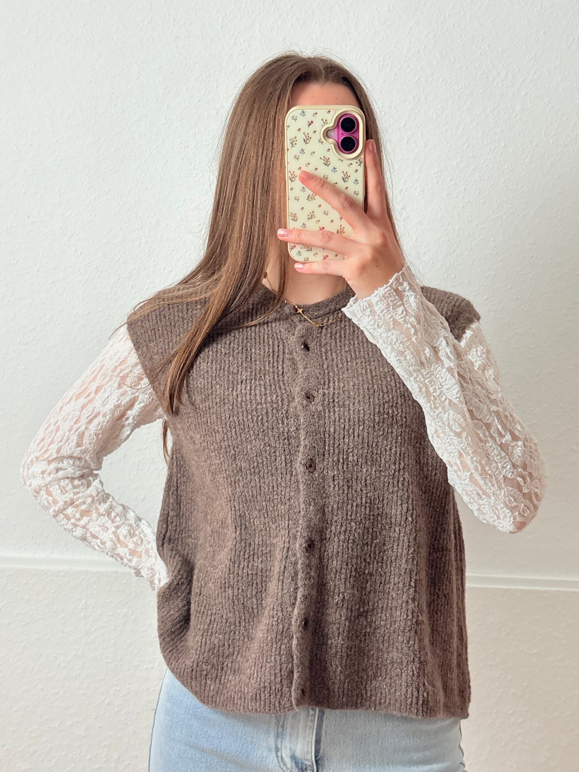 Basic Weste - Merle (Braun)