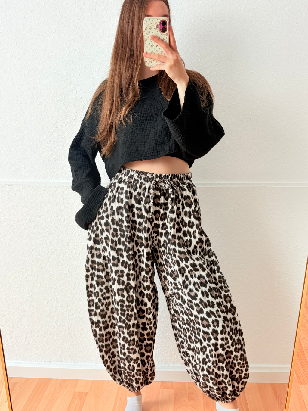 Musselin Ballonhose Riva / verschiedene Farben