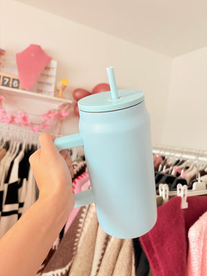 Edelstahl-Thermobecher - 1400ml (Hellblau)