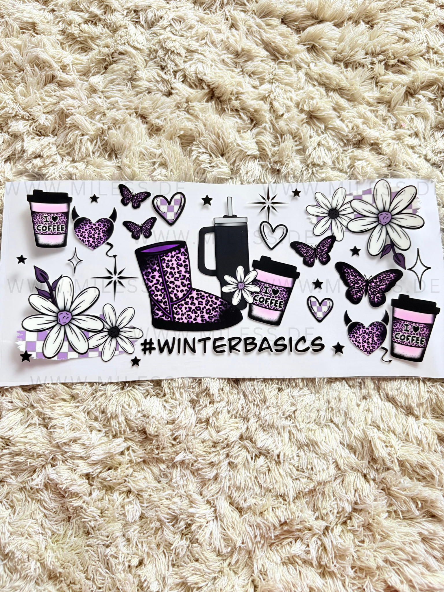 Winter / Folien - nur in Kombination mit Gläser oder Becher kaufen