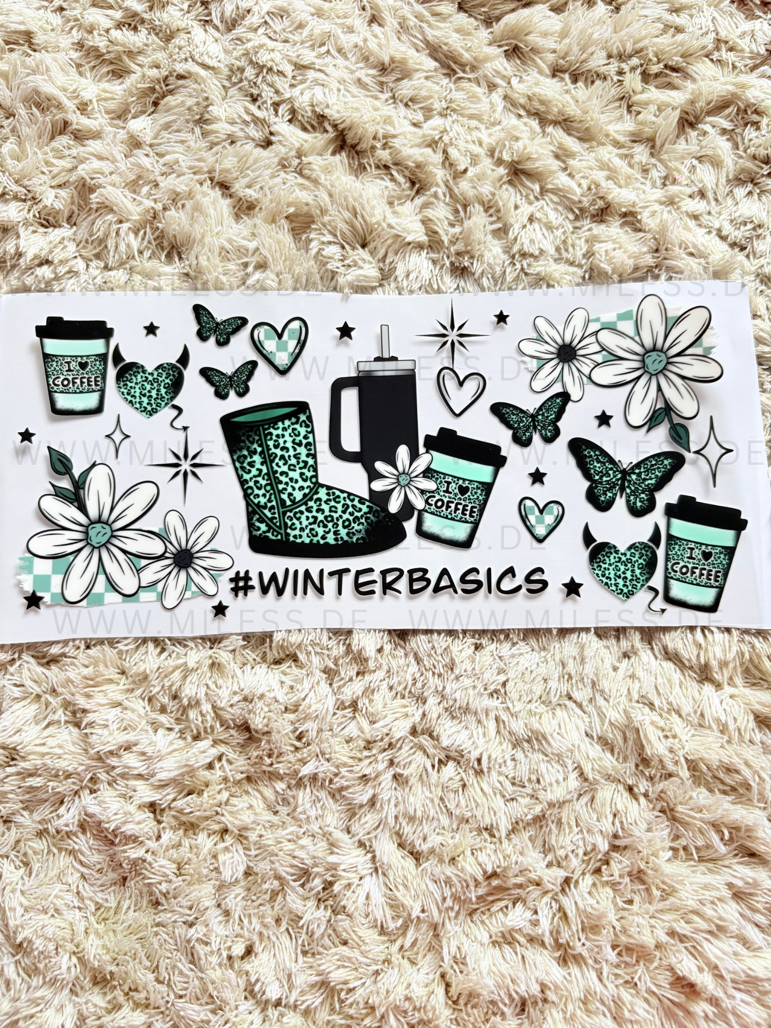 Winter / Folien - nur in Kombination mit Gläser oder Becher kaufen