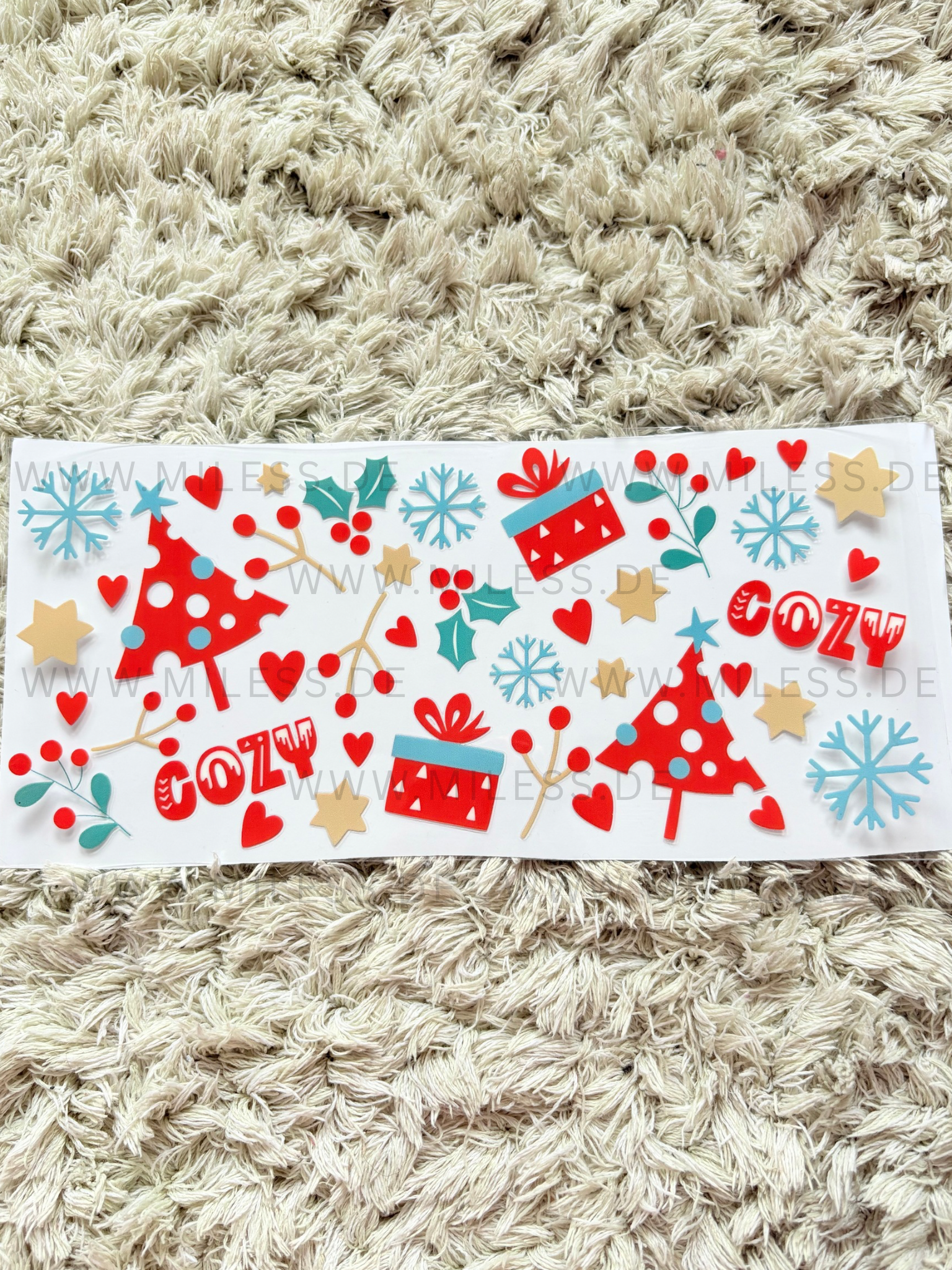 Winter / Folien - nur in Kombination mit Gläser oder Becher kaufen