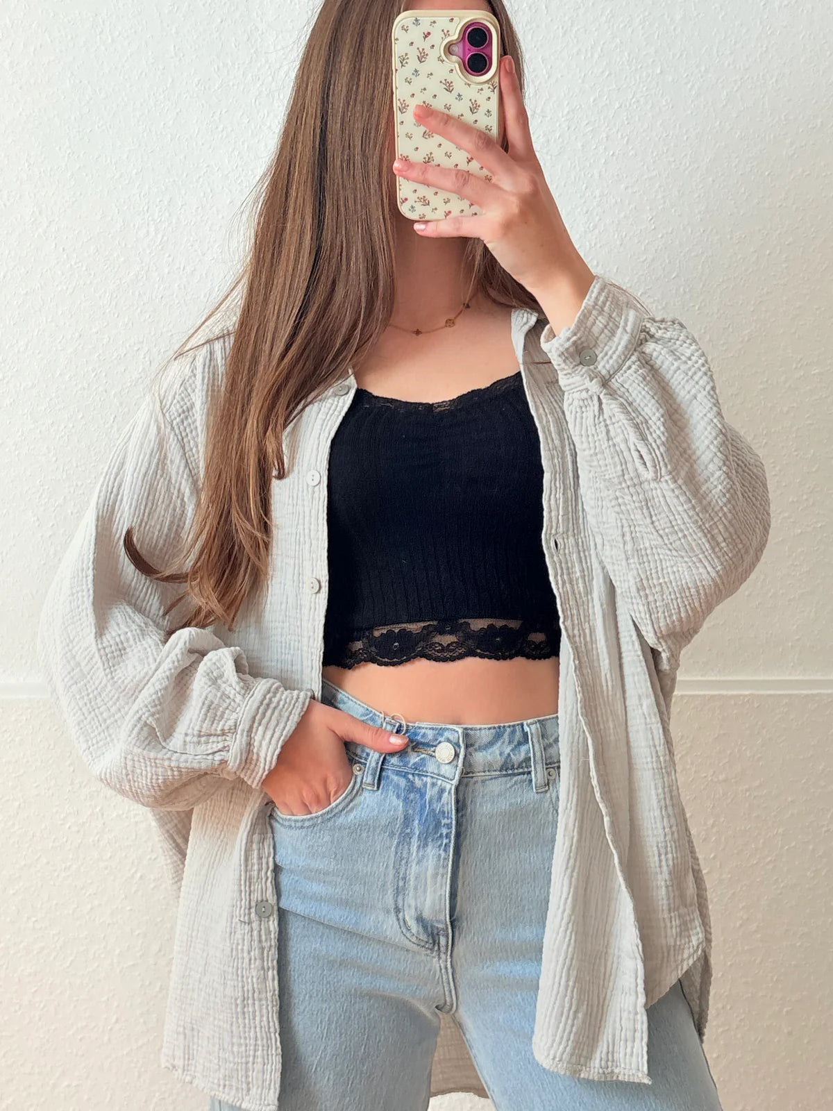 Musselin Bluse Nala / verschiedene Farben