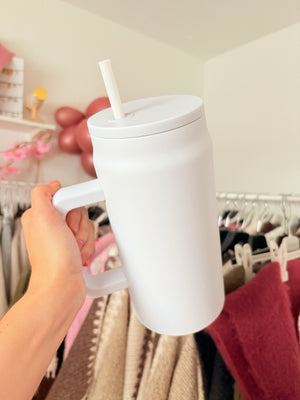 Edelstahl-Thermobecher- 1400ml (Weiß)