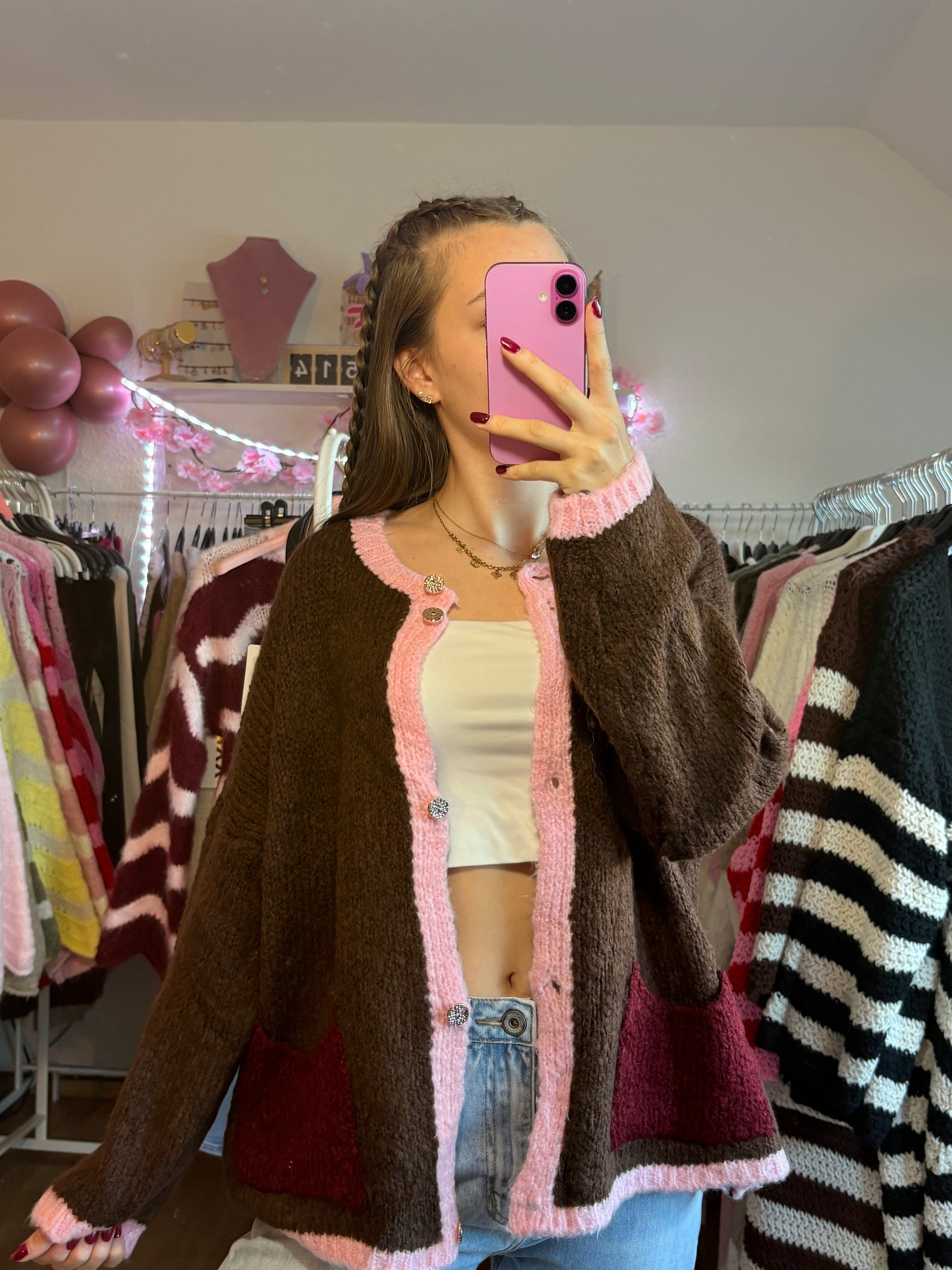 Cardigan - Naya (Braun)