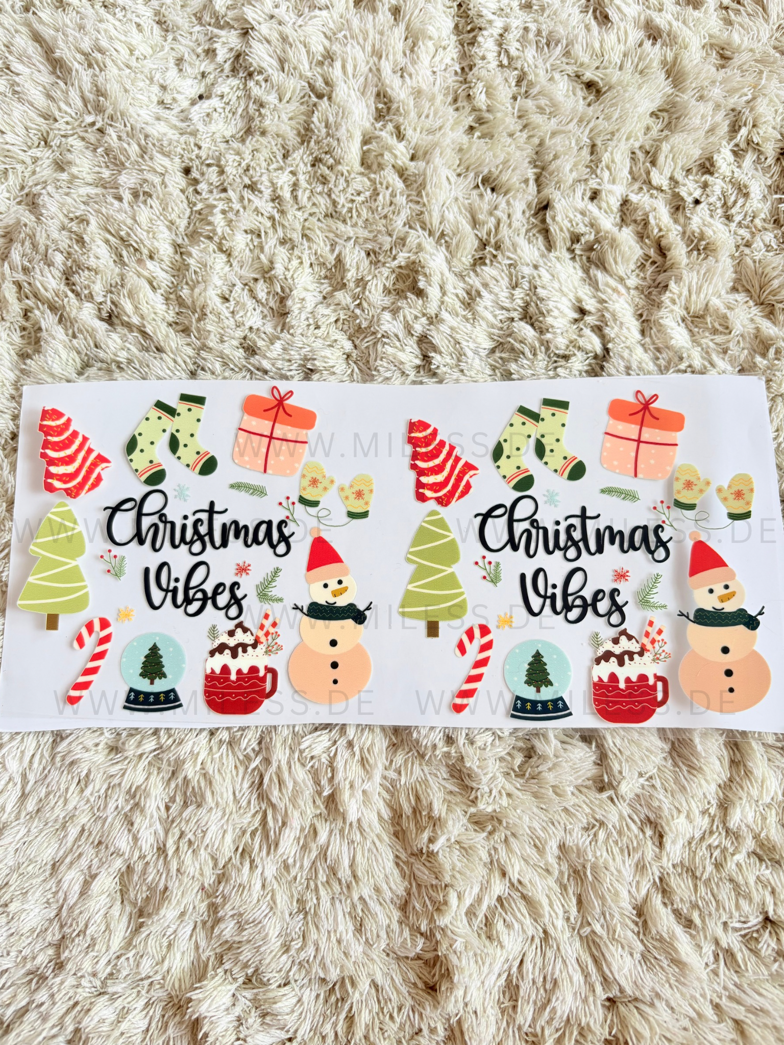 Winter / Folien - nur in Kombination mit Gläser oder Becher kaufen