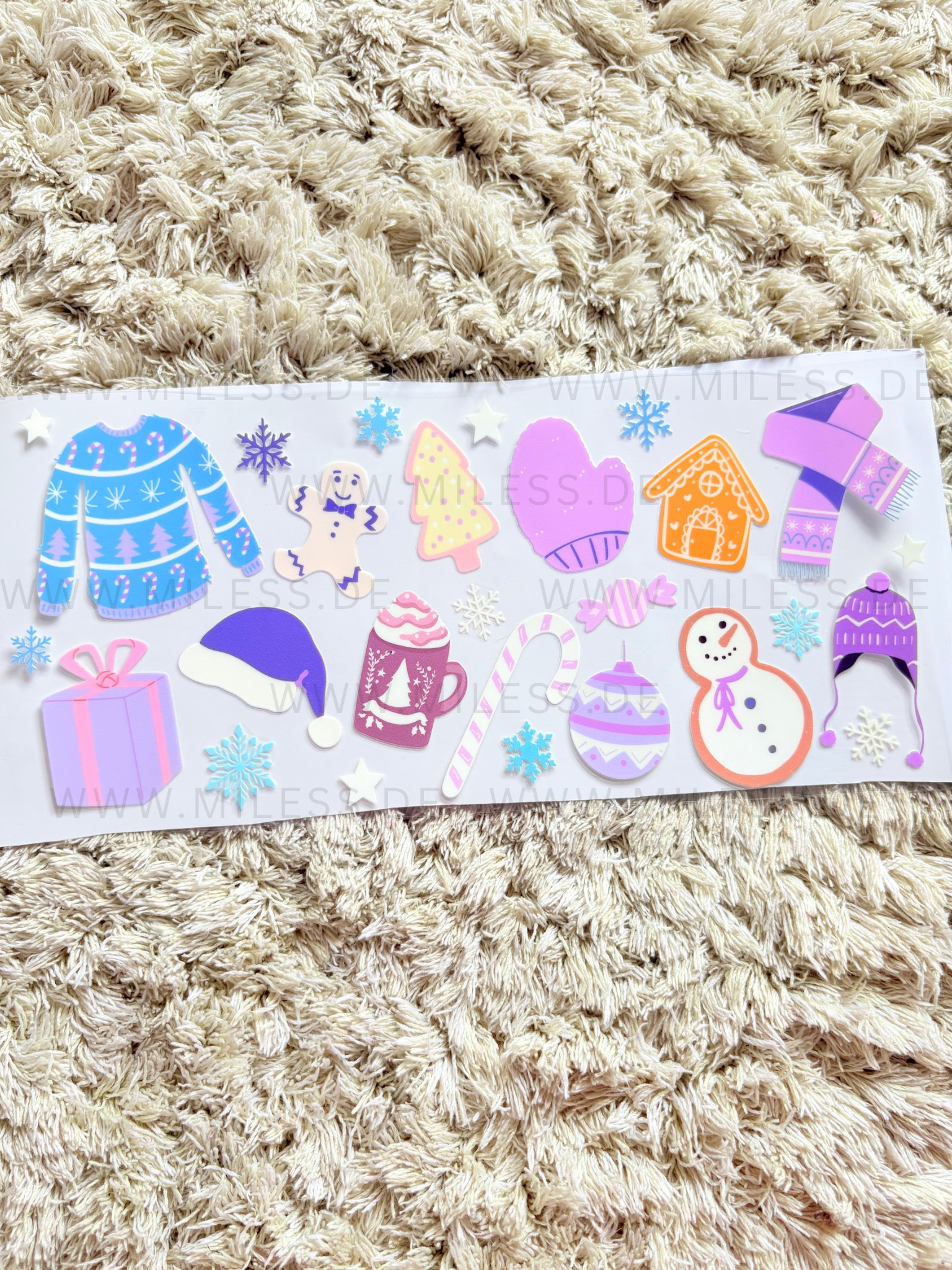 Winter / Folien - nur in Kombination mit Gläser oder Becher kaufen