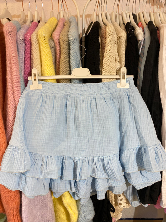 Musselin Hosenrock - Faye (Babyblau)