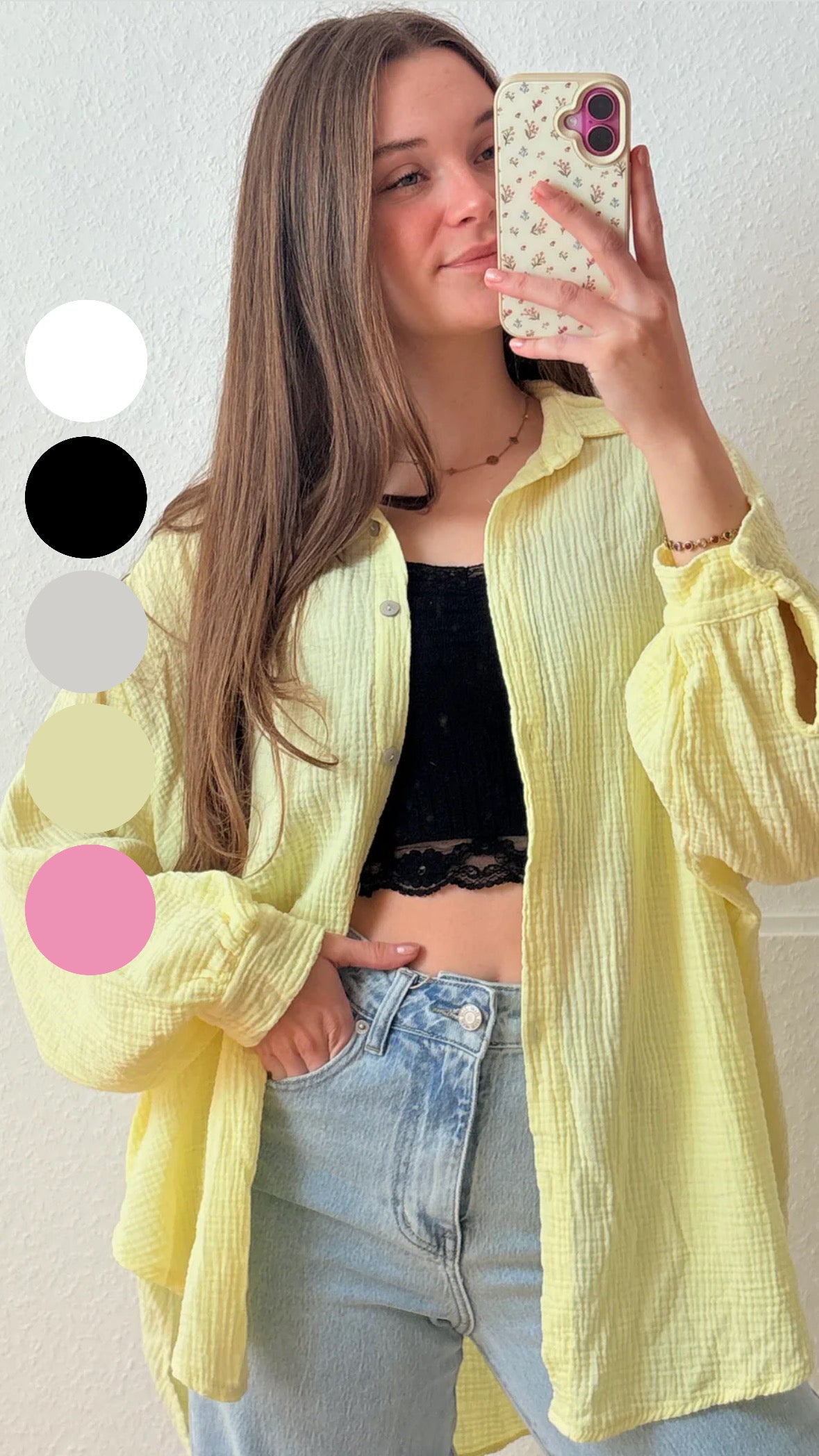 Musselin Bluse Nala / verschiedene Farben