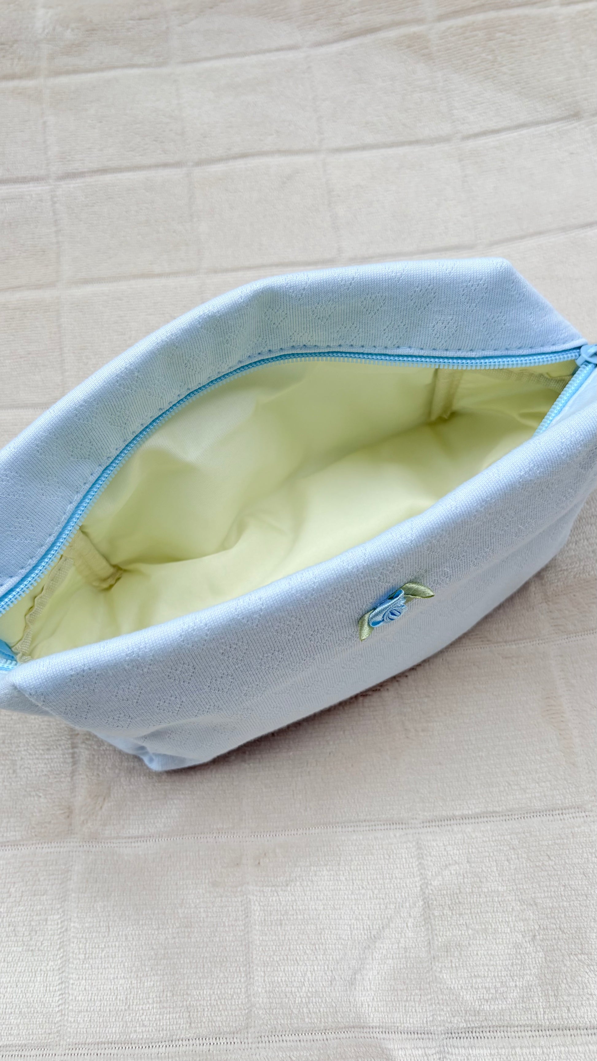 Kosmetiktasche - Daisy (Blau)