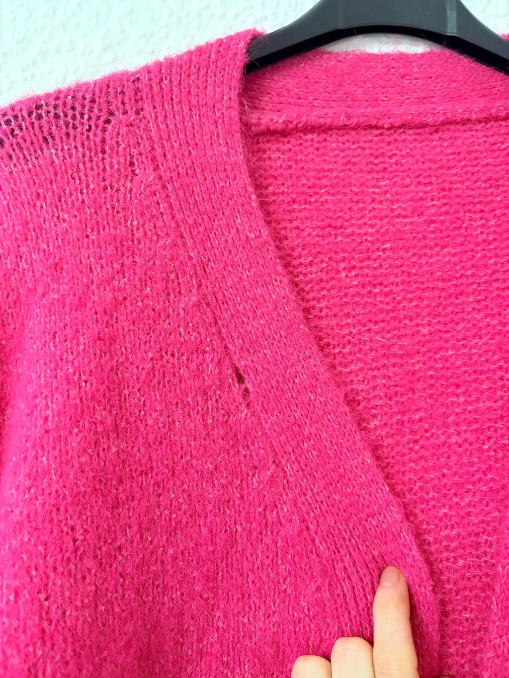 B Ware - Curvy Cardigan (Fuchsia)