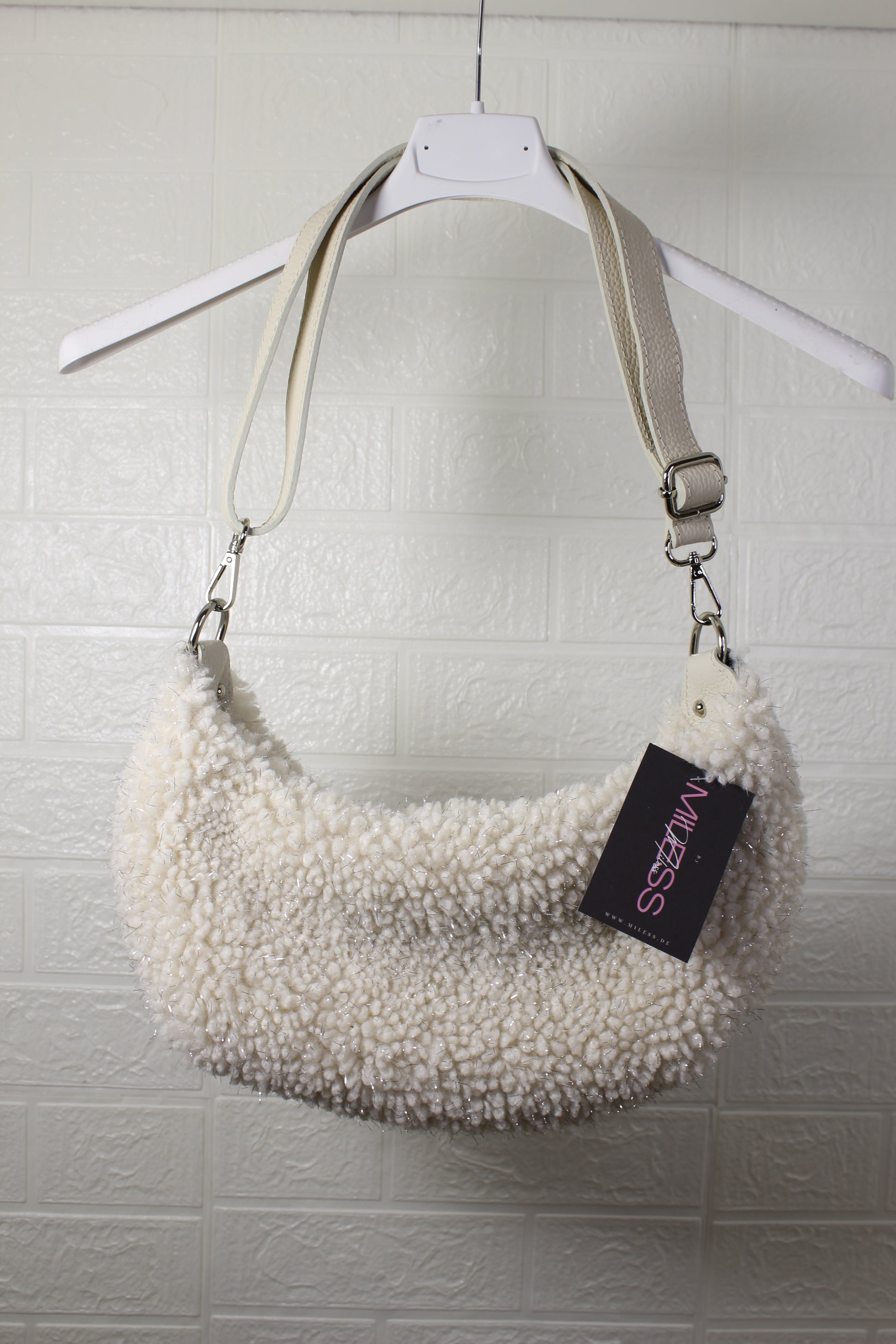 Tasche - Glitter (Creme)