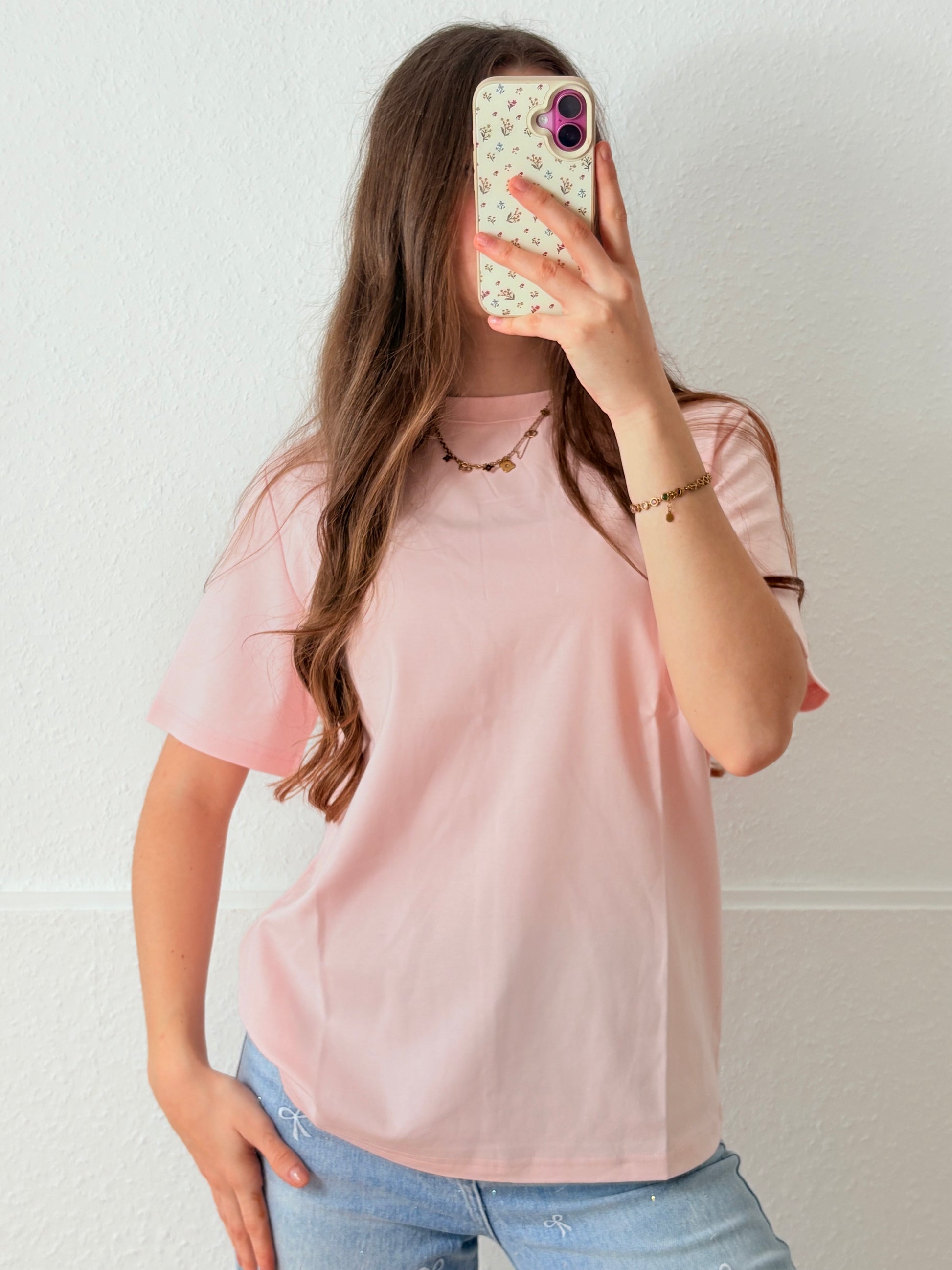 Deluxe Basic Tshirt - (Rosa)