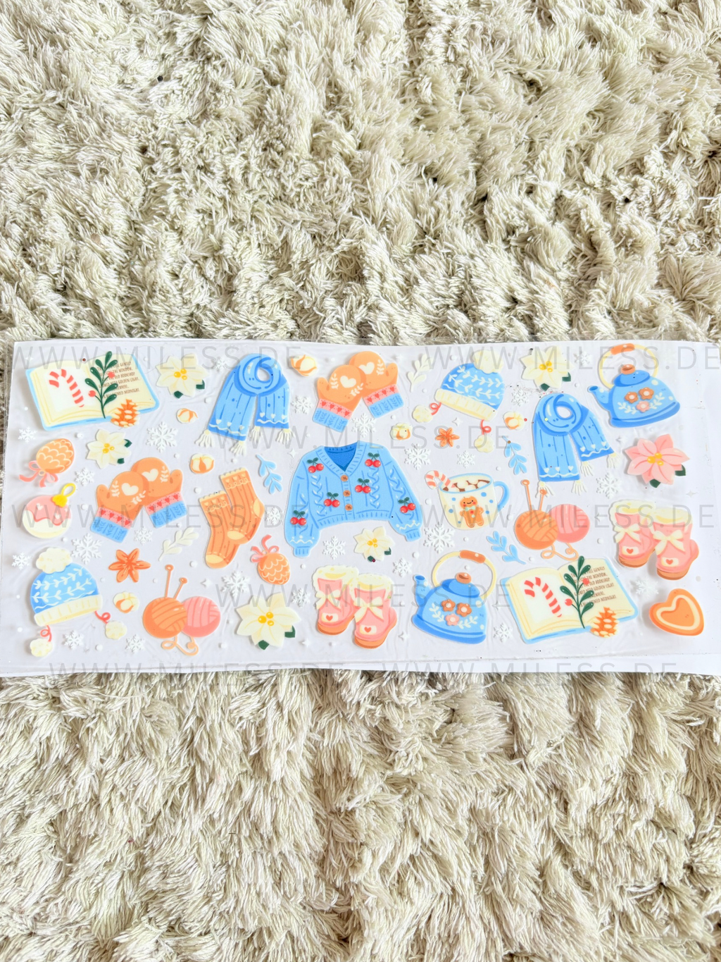 Winter / Folien - nur in Kombination mit Gläser oder Becher kaufen