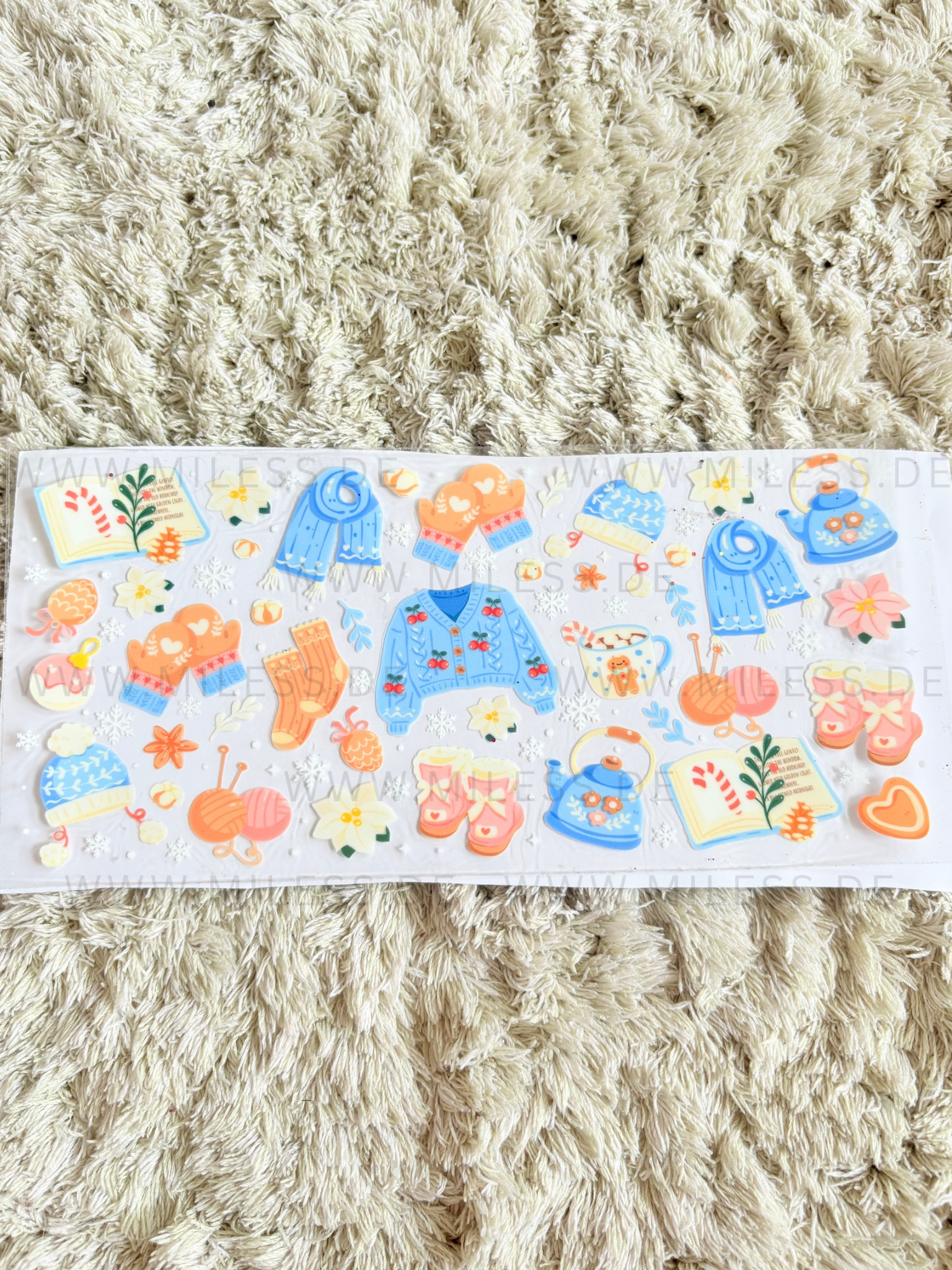 Winter / Folien - nur in Kombination mit Gläser oder Becher kaufen