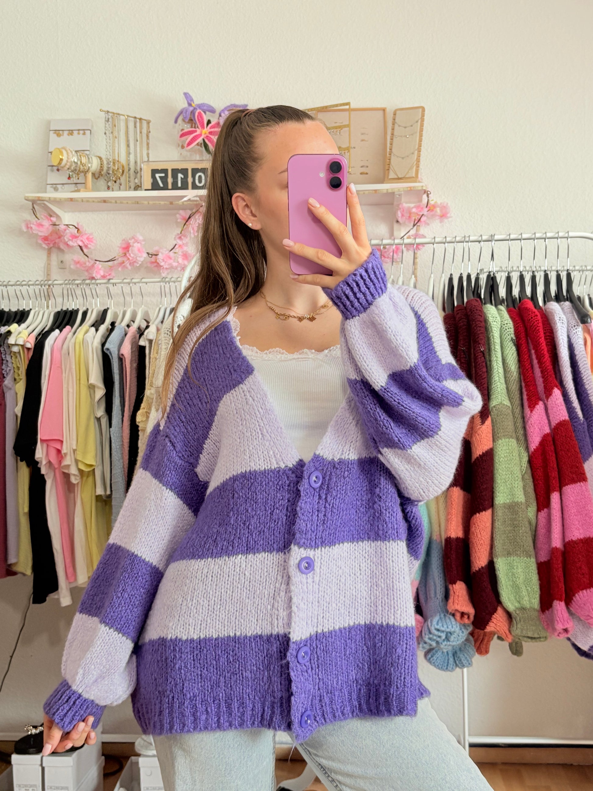 Cardigan - Nola (Lila/Flieder)