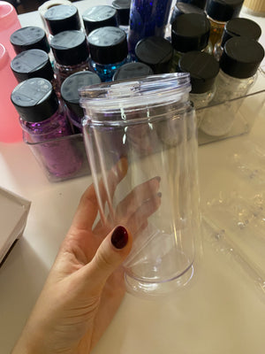 Snow globe Trinkglas - 500ml