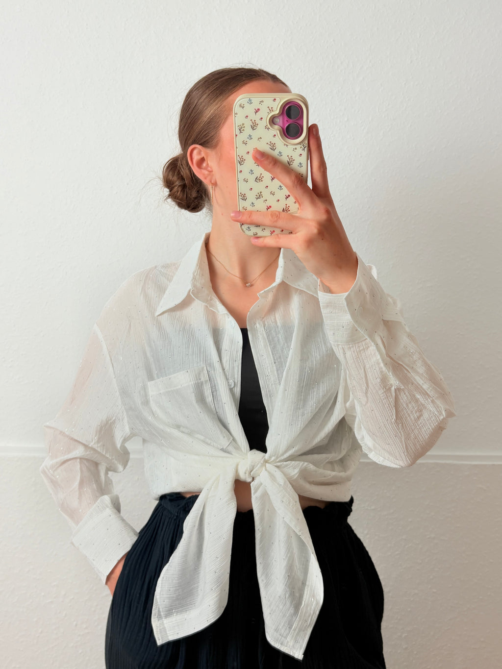 Glitzer Bluse - Mabell / verschiedene Farben