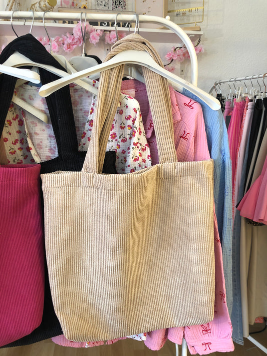 Cord Tasche - Beige