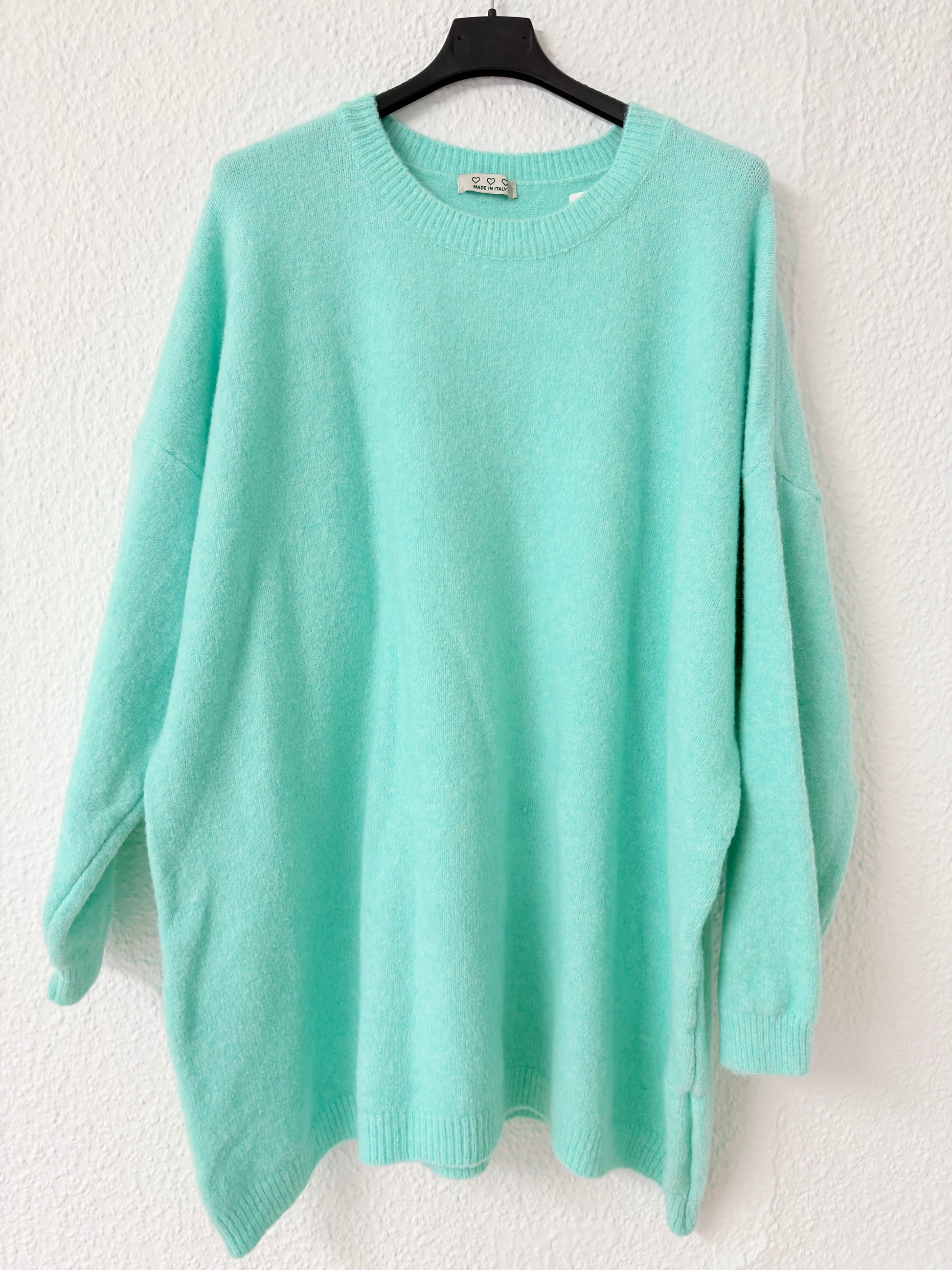 Curvy Pullover (Türkis)