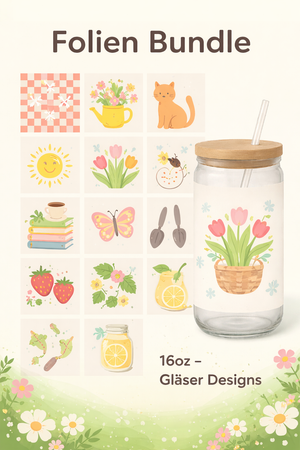 Folien Paket für Trinkgläser