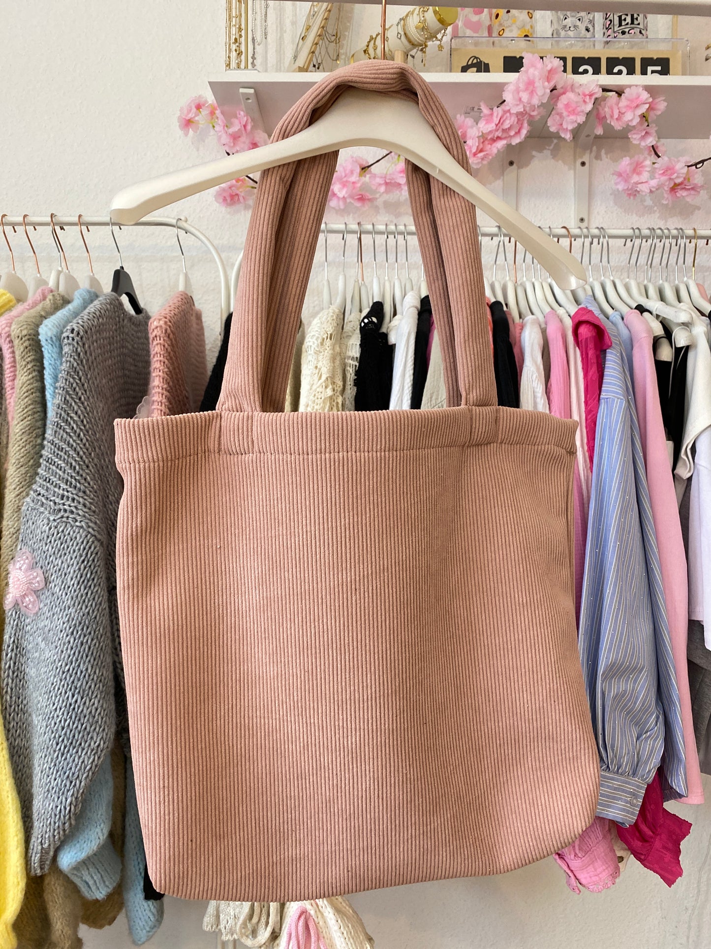 Cord Tasche - Rosa
