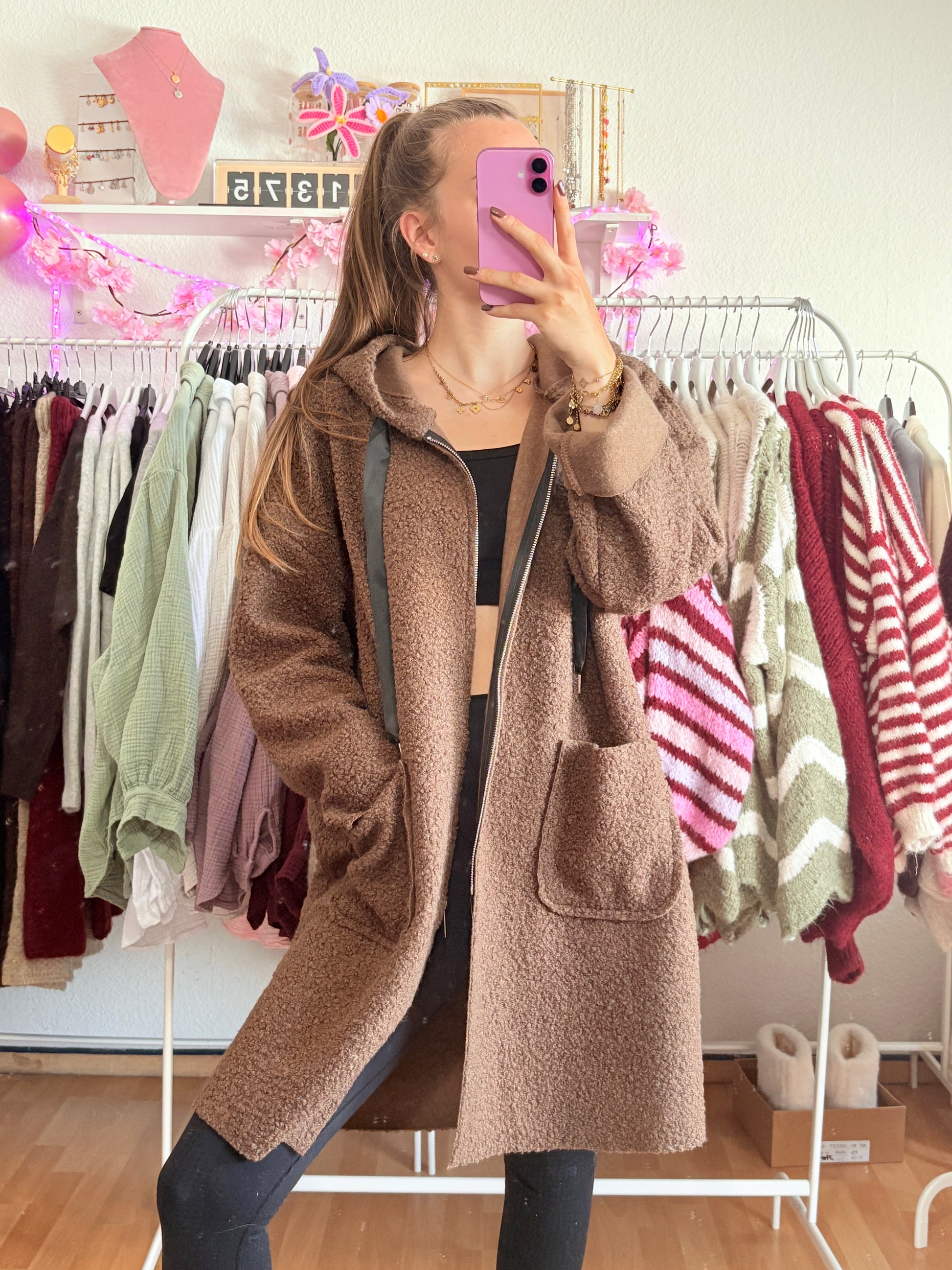 Teddy Jacke (Braun)
